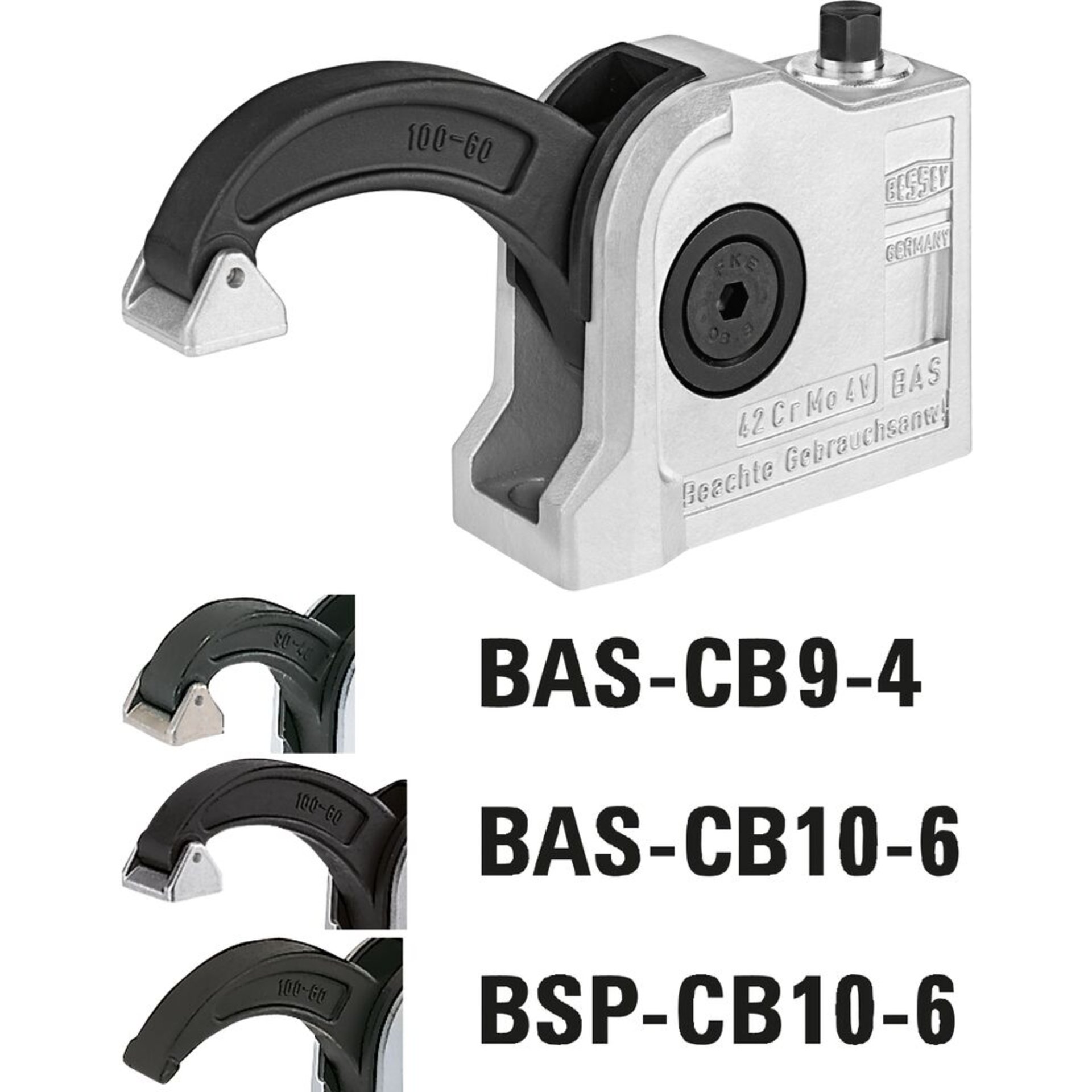 BAS-CB compact-Spanner, geschlossene Befestigungsbohrung