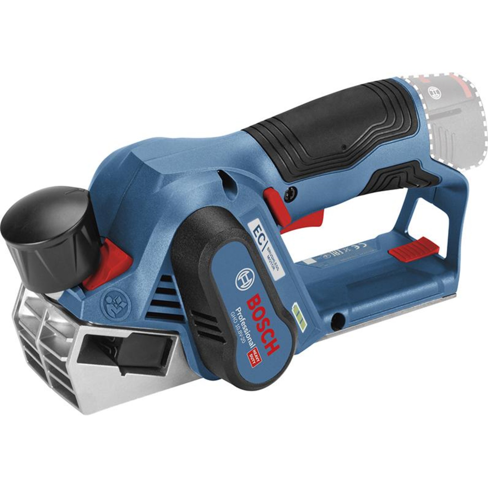 Akku-Hobel solo GHO 12V-20 Bosch ohne Akku ohne Ladegerät L-Boxx