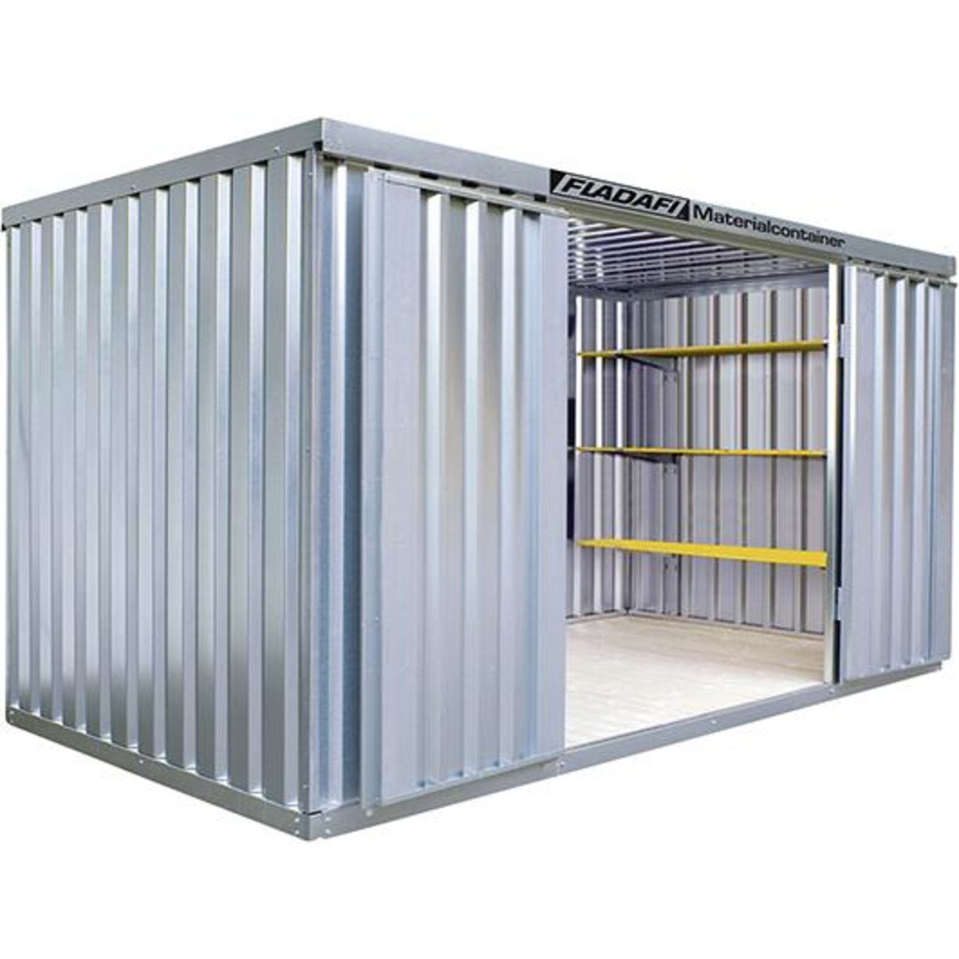 Materialcontainer, verzinkt