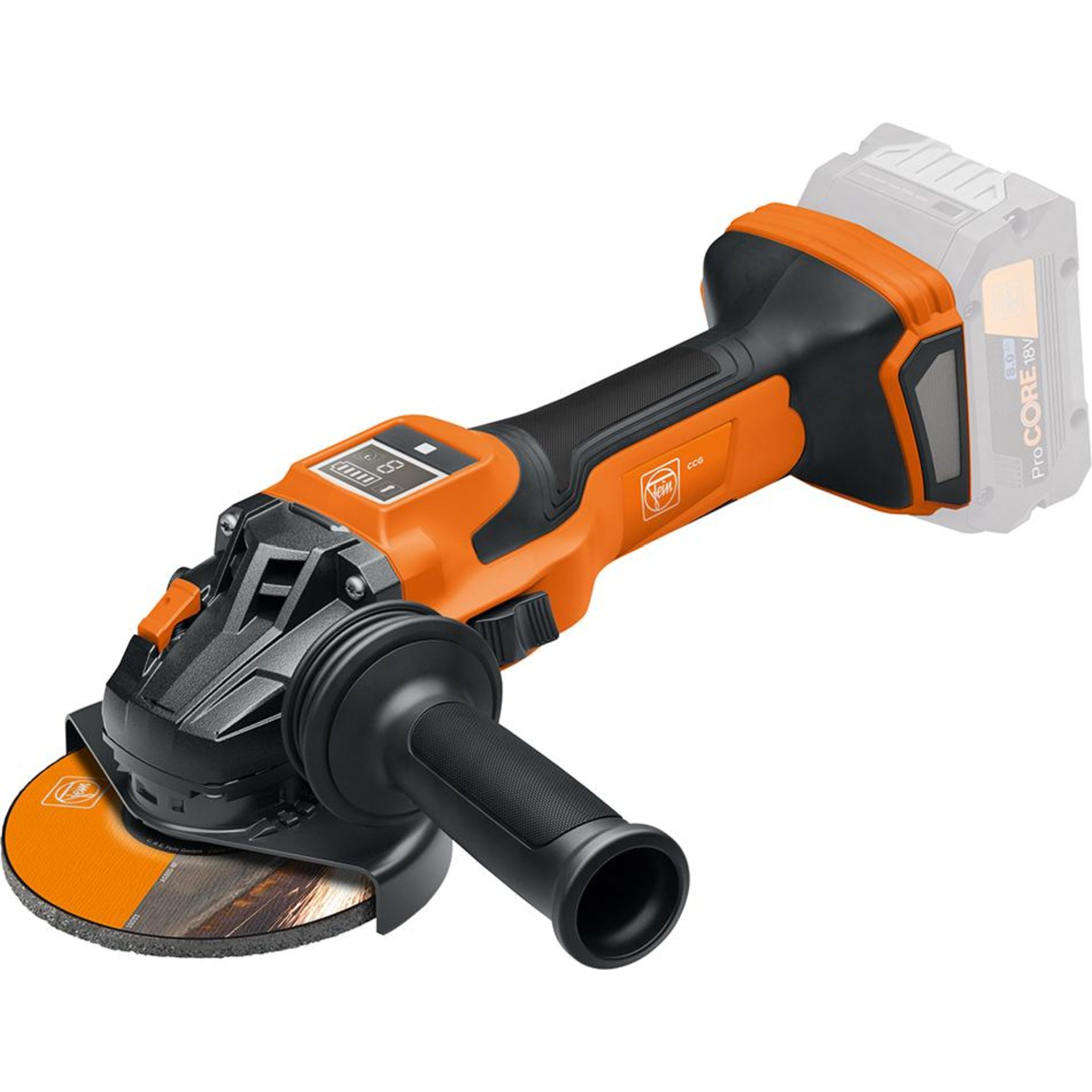 Akku-Winkelschleifer CCG 18-125-15 AS FEIN ohne Akku ohne Ladegerät Karton