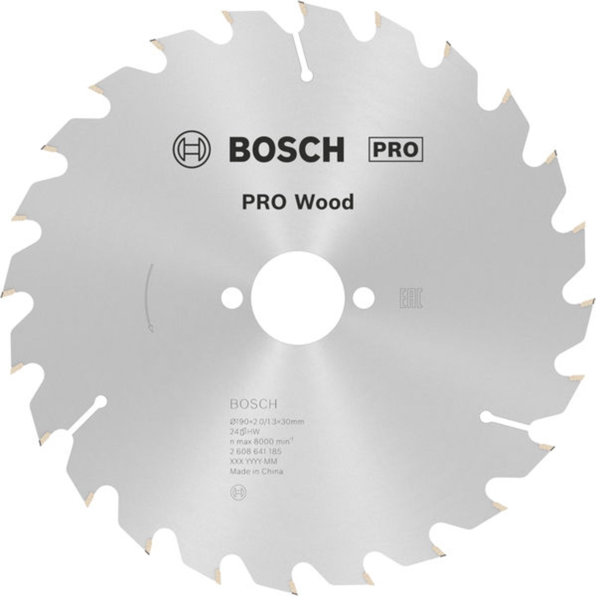 PRO Wood Kreissägeblatt, 190 x 2 x 30 mm, Z24