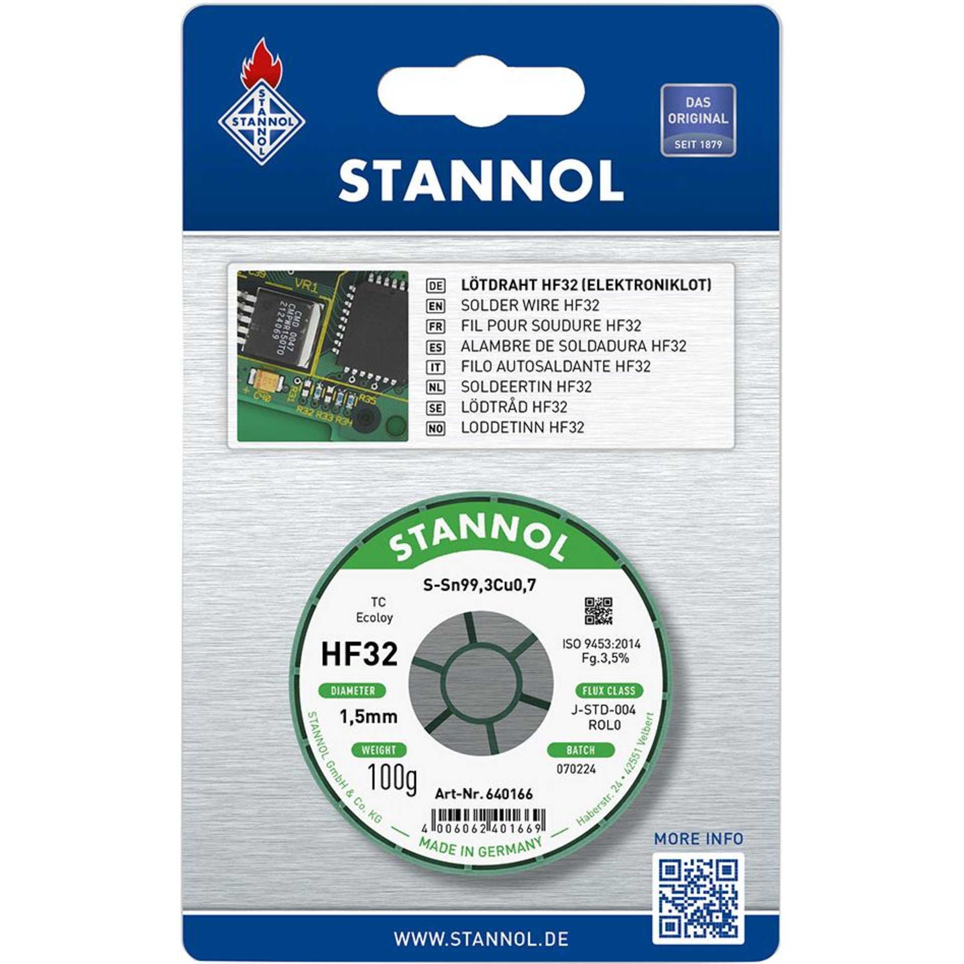 Elektroniklot Nr.940346SB100 g Stannol