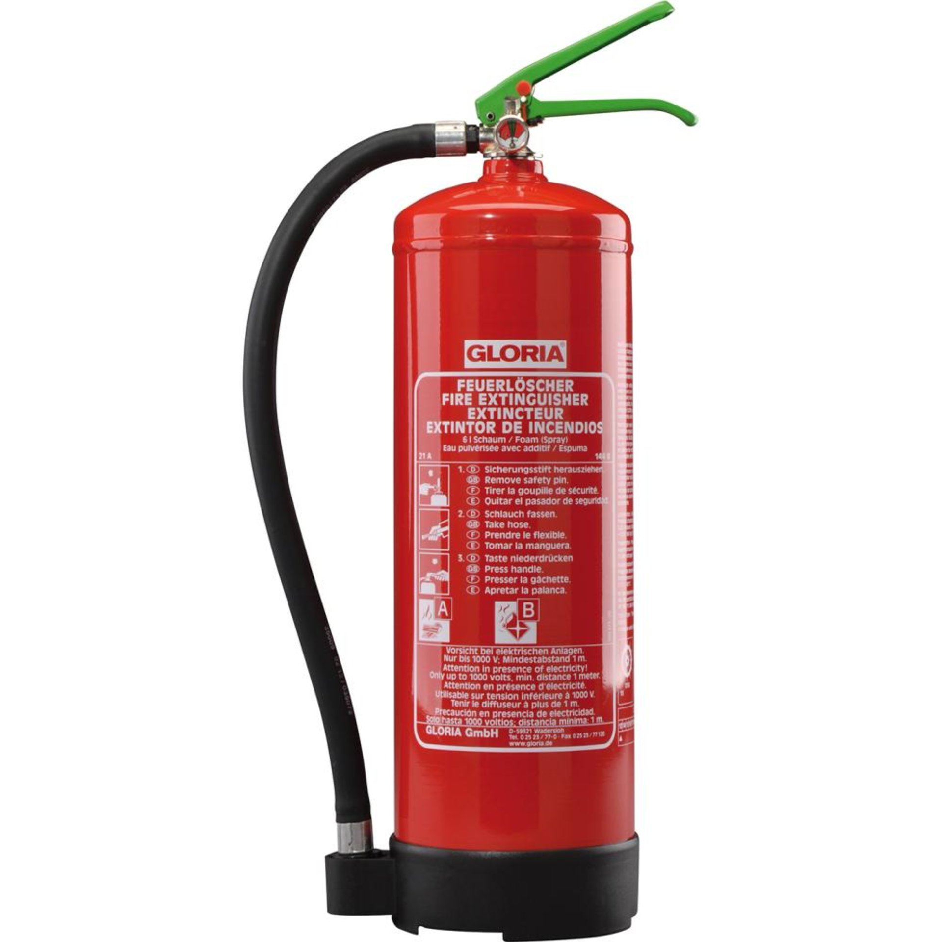 Dauerdruckfeuerlöscher SDE 6/SDE 9 GLORIA