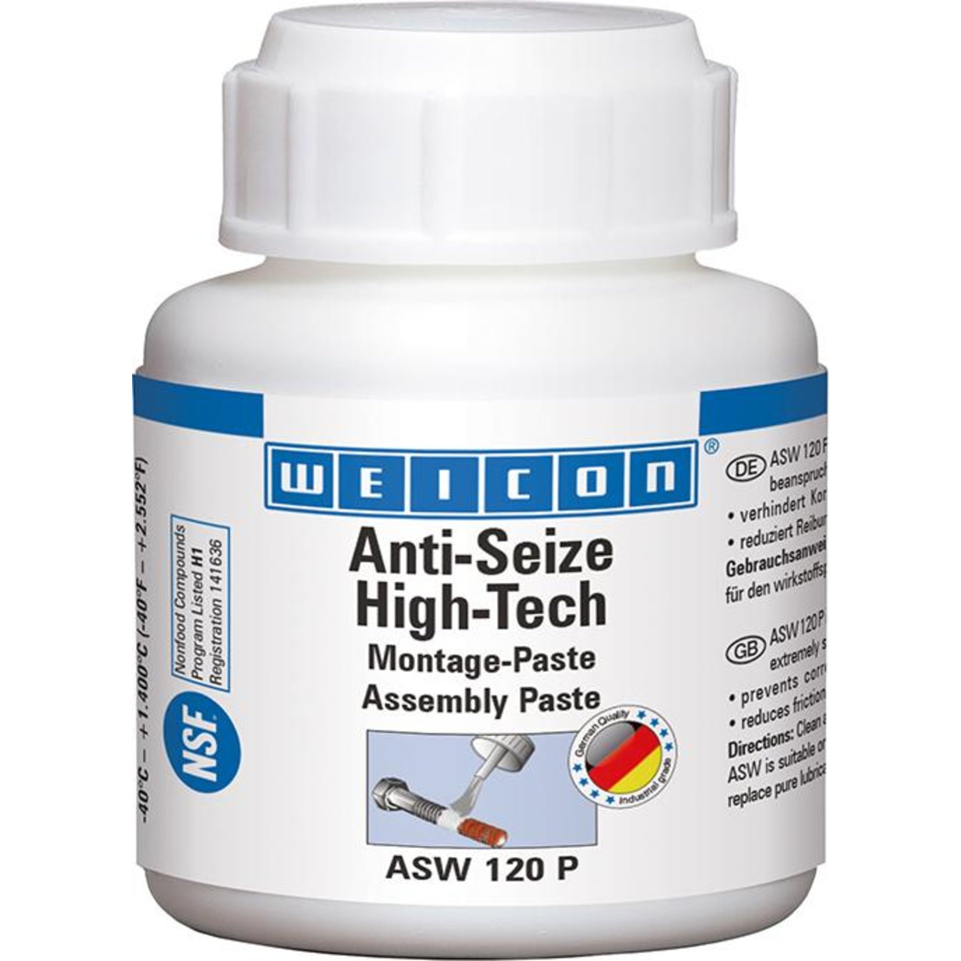 WEICON Anti-Seize ASW 120120 g High-Tech Montagepaste
