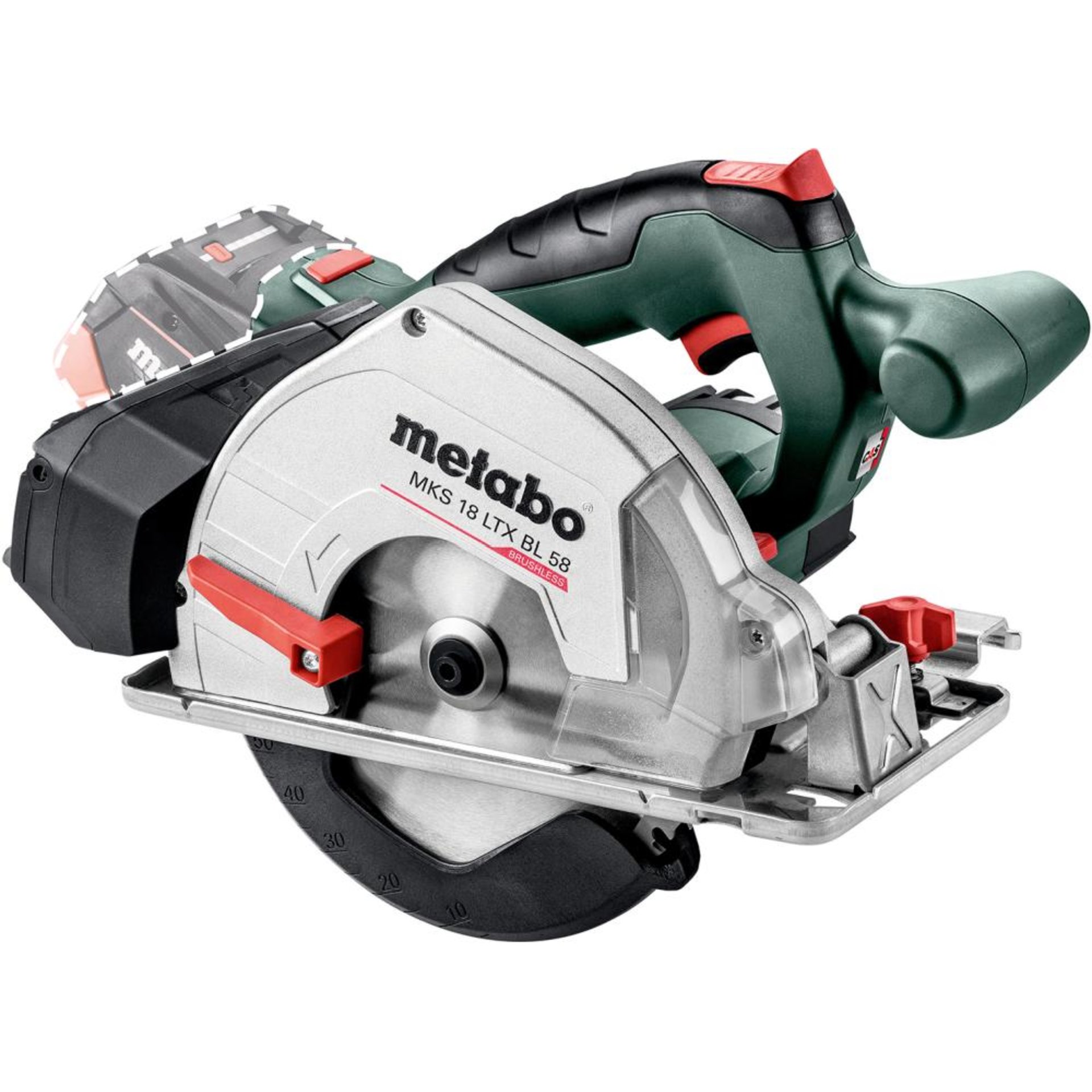 Akku-Metallkreissäge soloMKS 18 LTX 58 Metabo ohne Akku ohne Ladegerät metaBOX