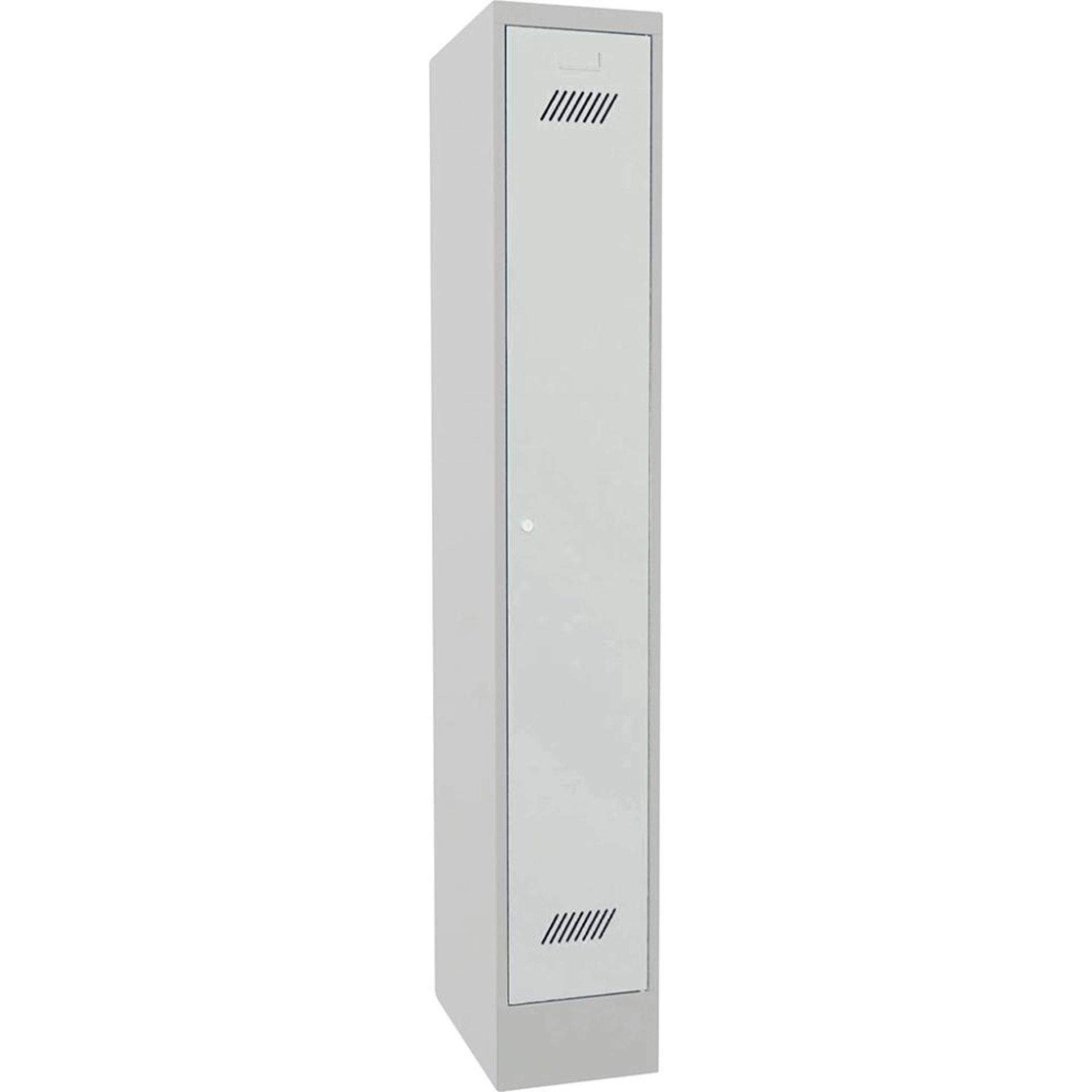 Garderobenschrank mit Sockel, Zylinderschloss