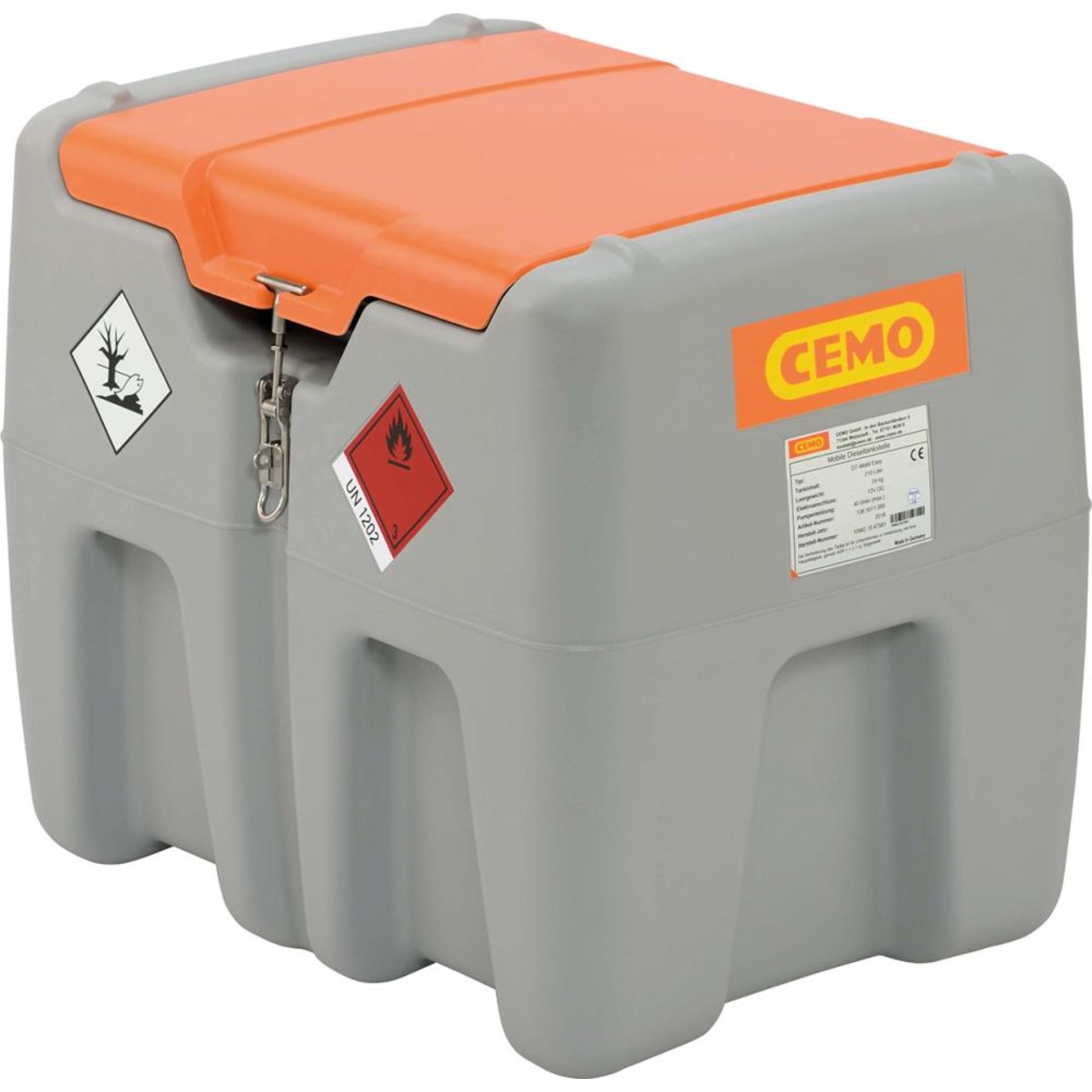 DT-Mobil Easy 210 mit 24 V Pumpe 40 l/min, mit Deckel