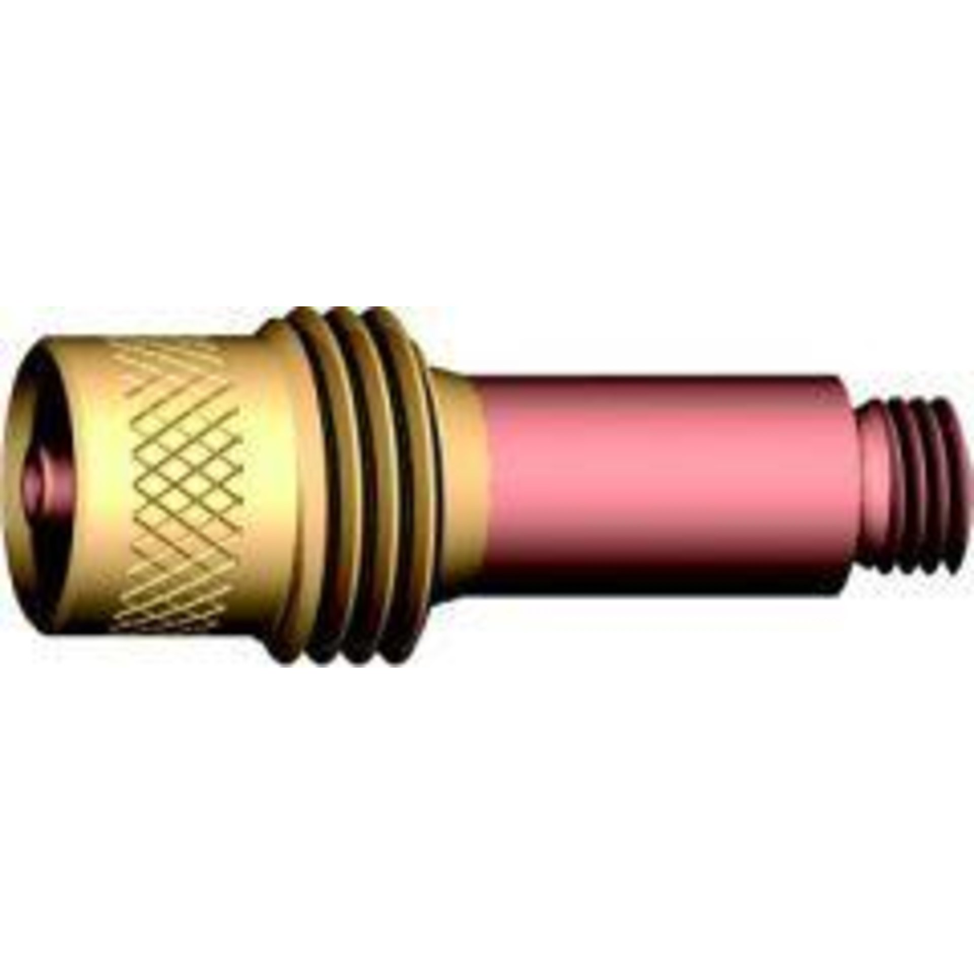 Spannhülsegehäuse mit Gaslinse 1,0 mm ABITIG 17BINZEL