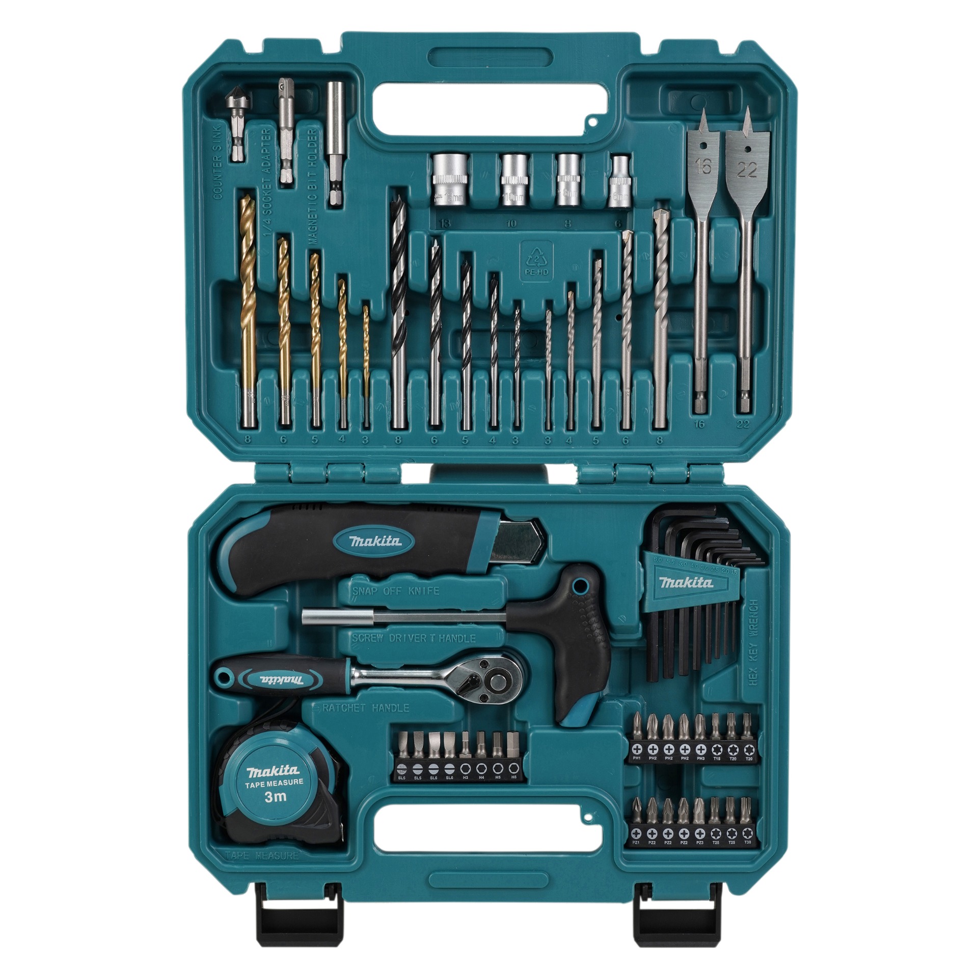 Bohrer-Bit-Set 60-tlg.