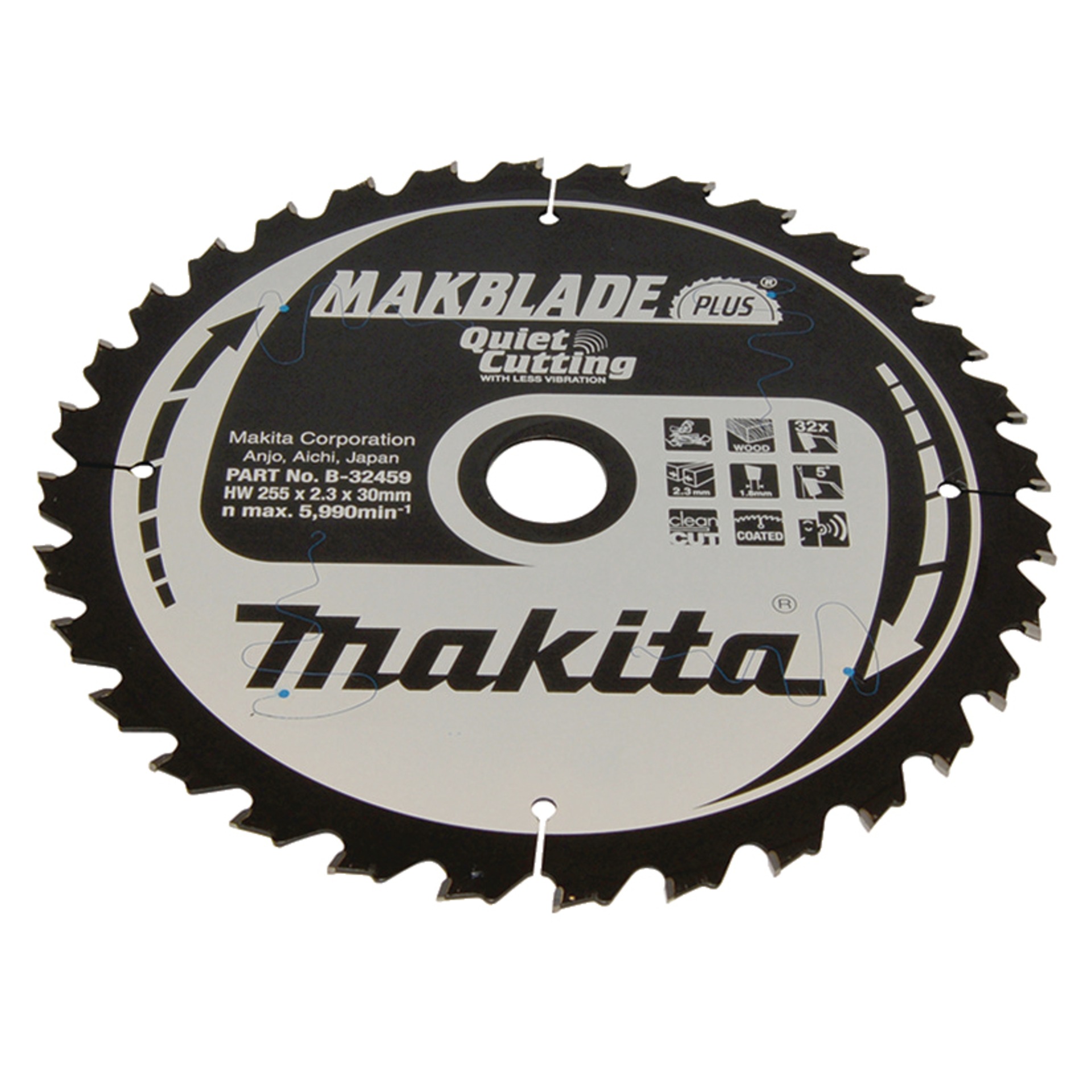 Kreissägeblatt 255x30x32Z MAKBLADE PLUS