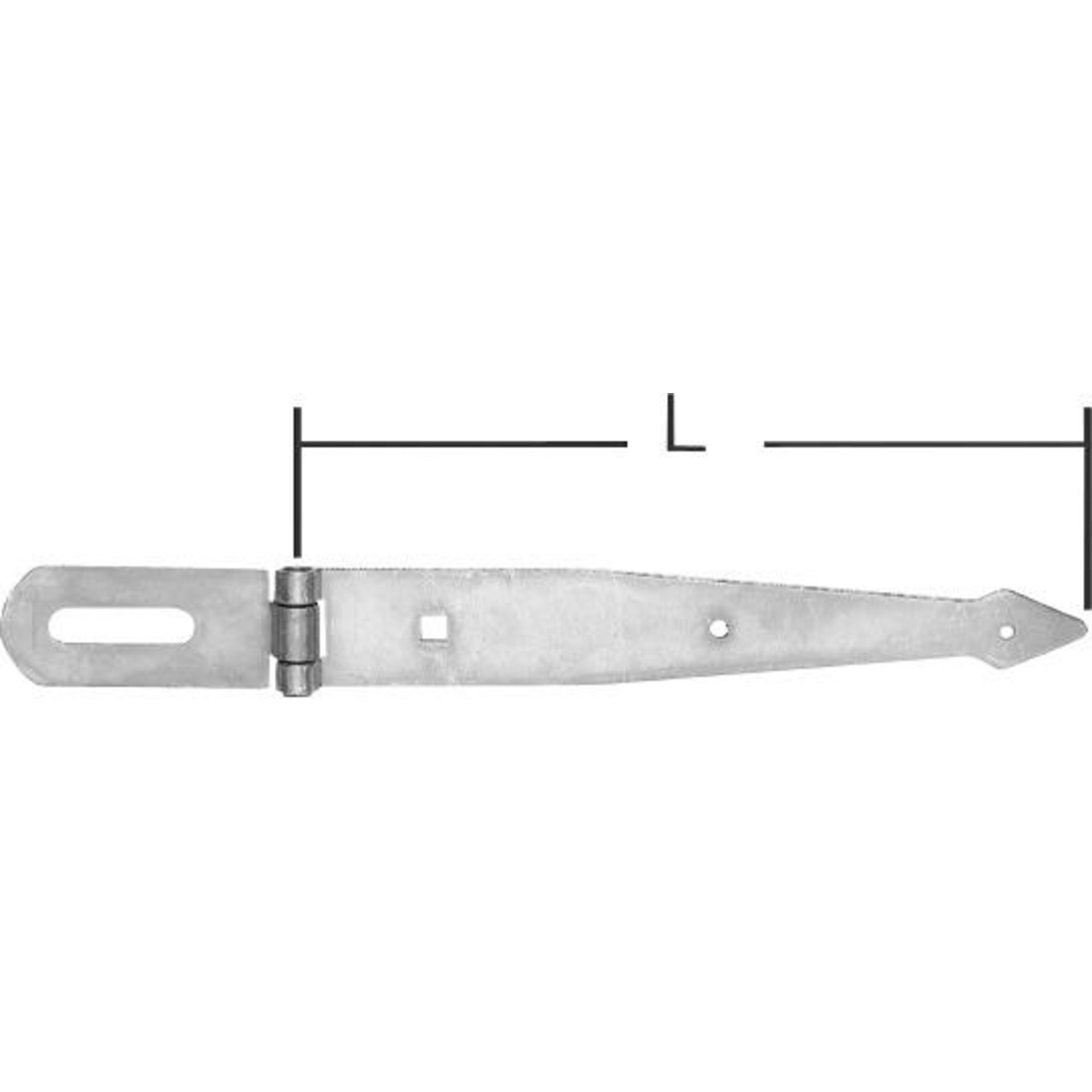 Überfalle, spitze Ausführung