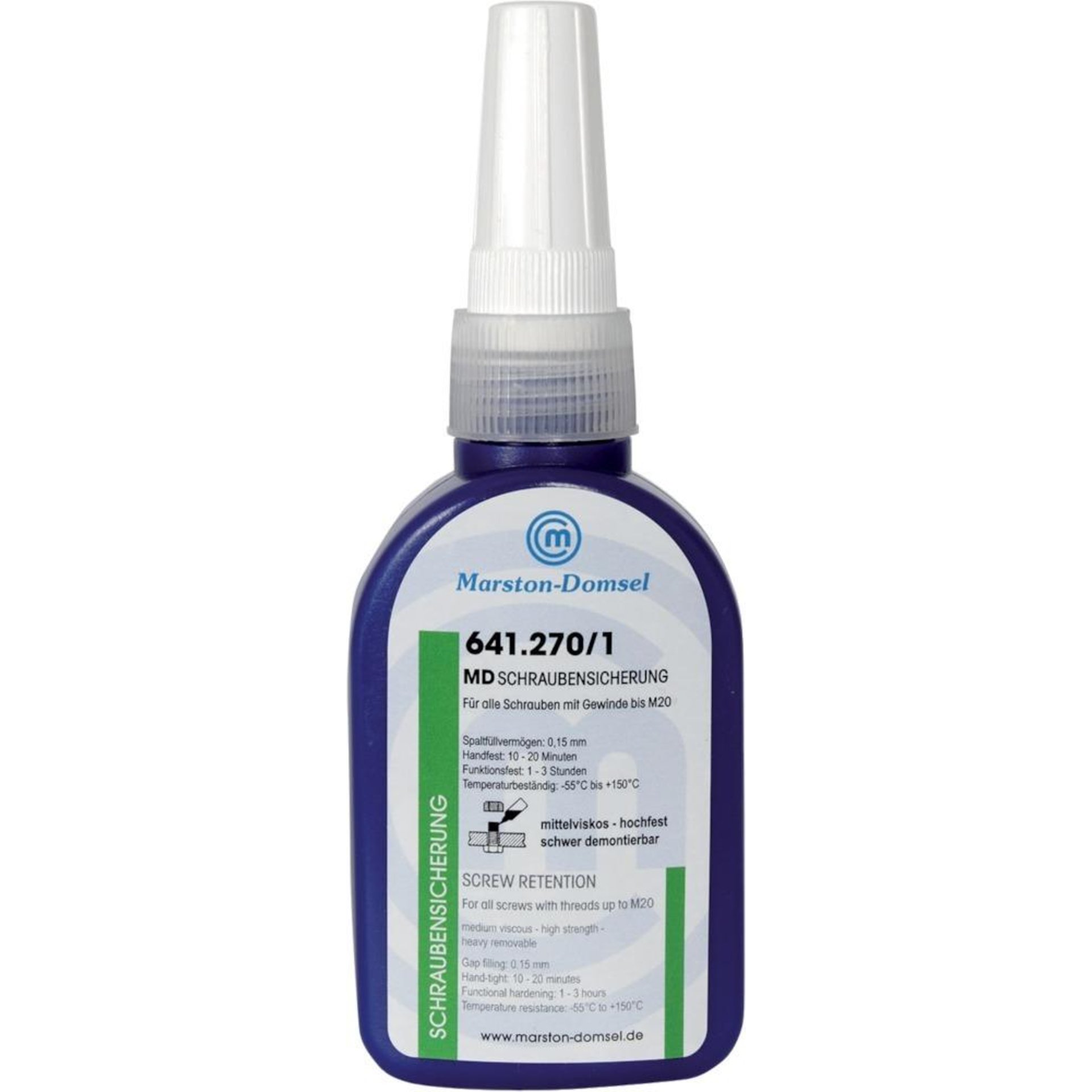 MD-Schraubensicherung 641.270/1 Flasche 50g