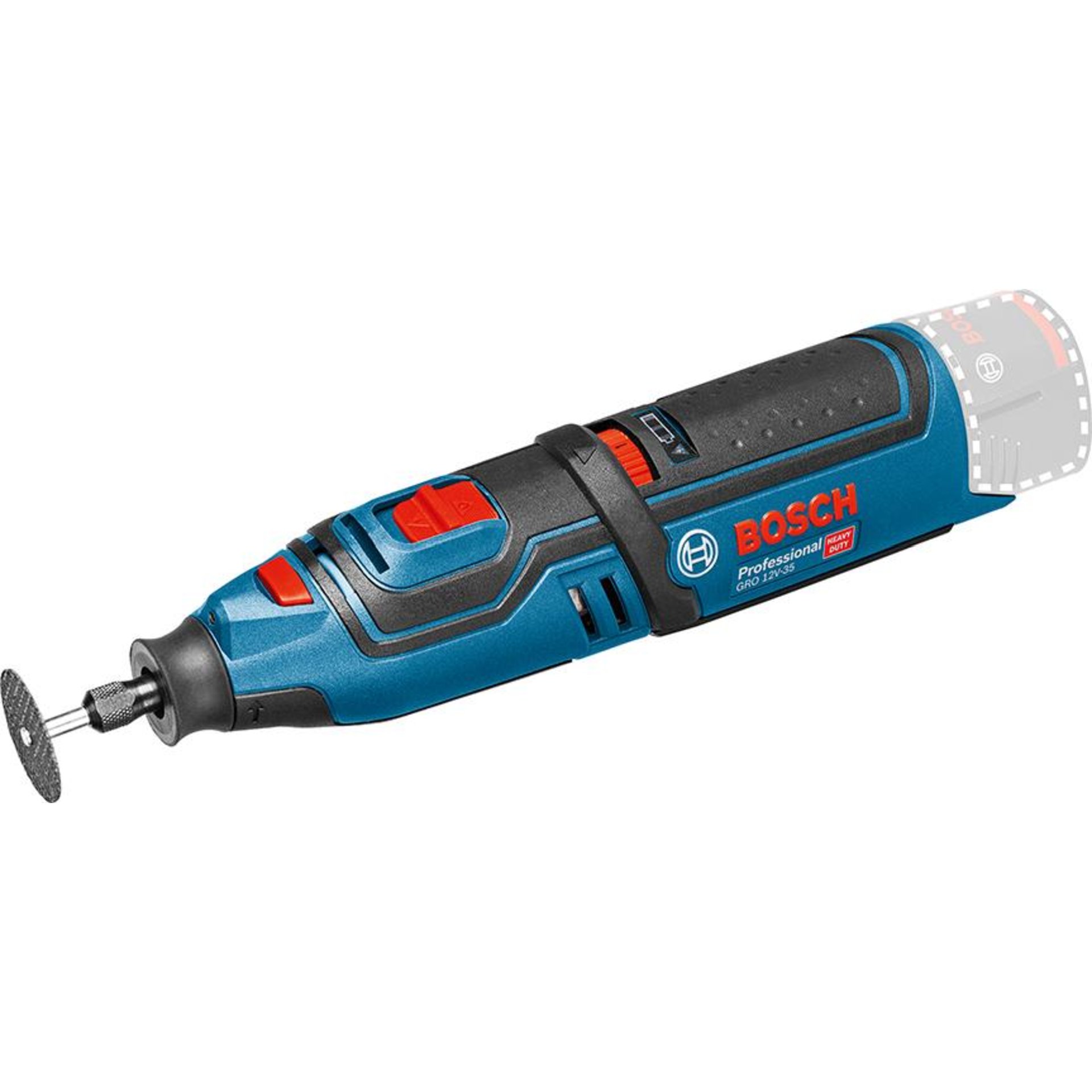 Akku-Rotationswerk. solo GRO 12V-35 Bosch ohne Akku ohne Ladegerät L-Boxx