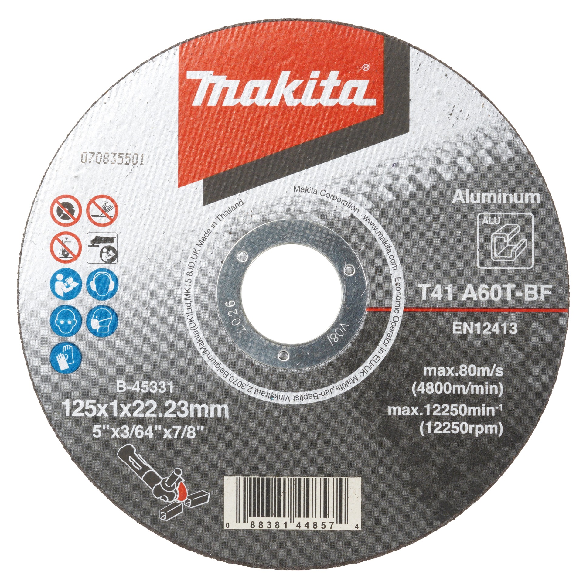 Trennscheibe Alu 125x1,0mm