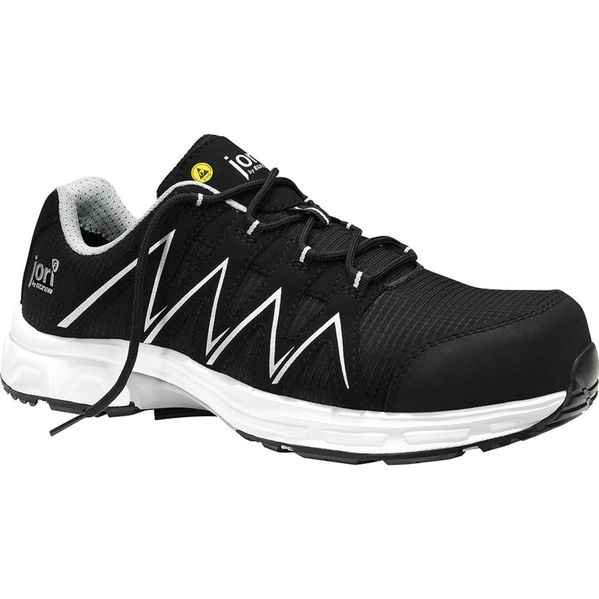 Sicherheitshalbschuh jo_SPEEDY black-silver Low 12161, S3 ESD
