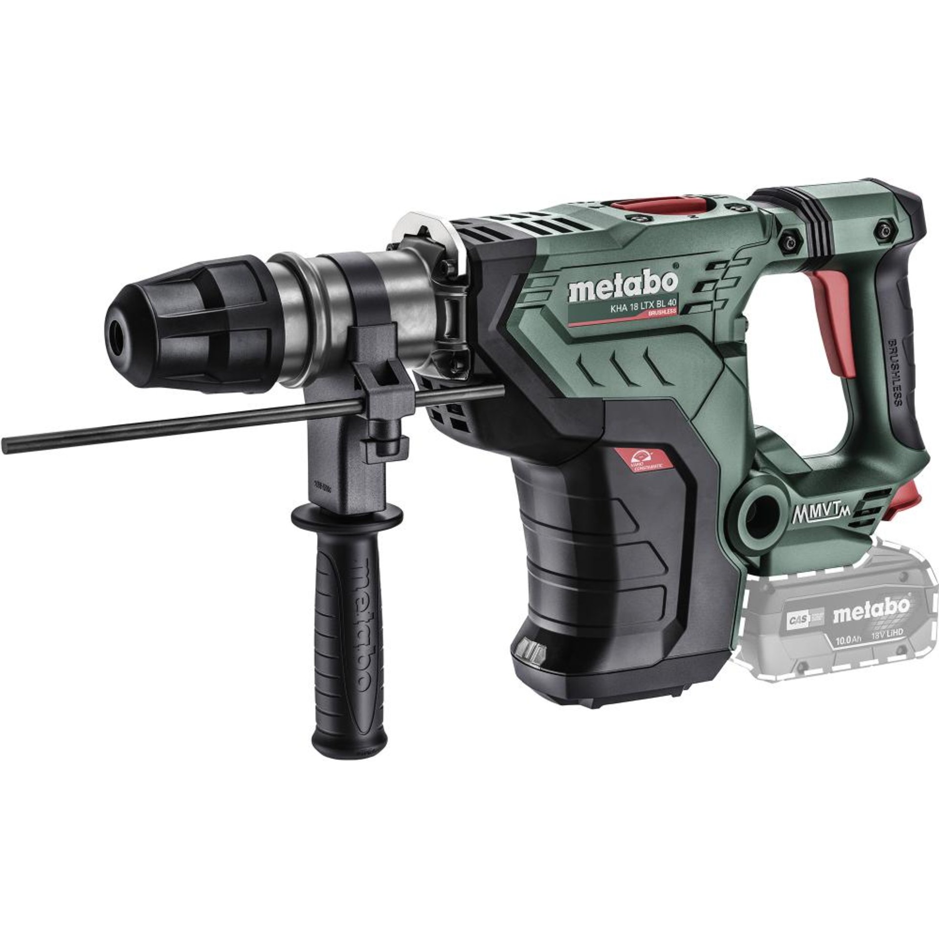 Akku-Bohrhammer solo KHA 18 LTX BL 40 Metabo ohne Akku ohne Ladegerät metaBOX
