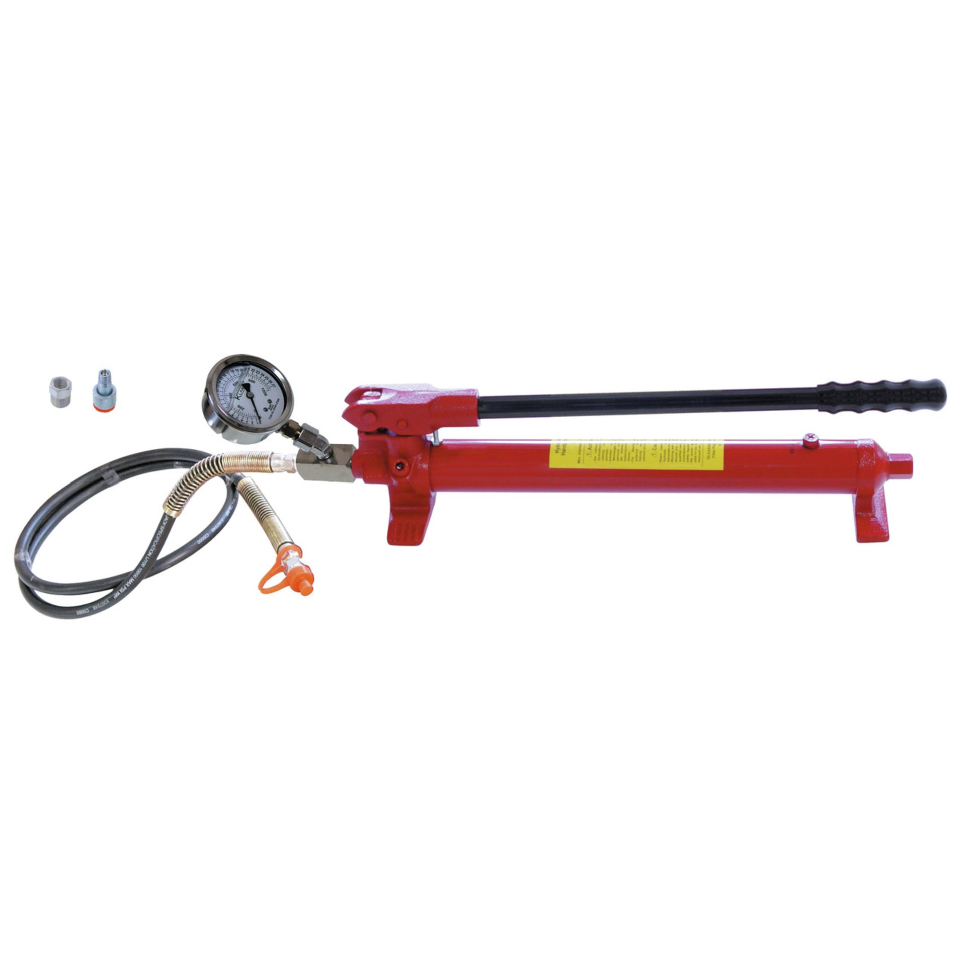 KL-0215-35 M25 Hydraulik-Handpumpe mit Manometer, 17 t