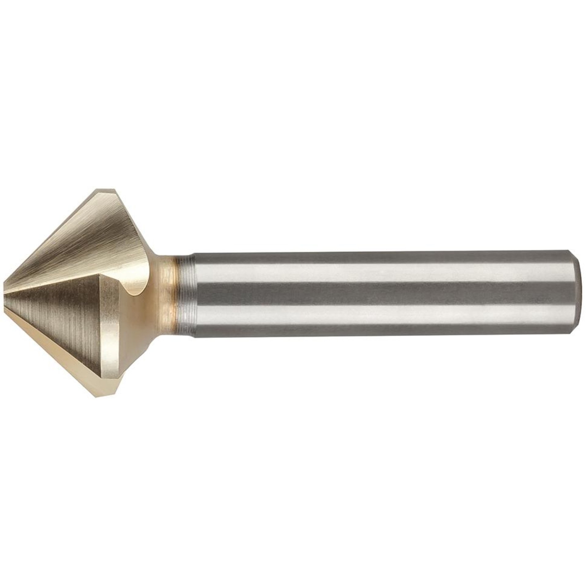 Kegel- und Entgratsenker mit ungleicher Teilung, 90°