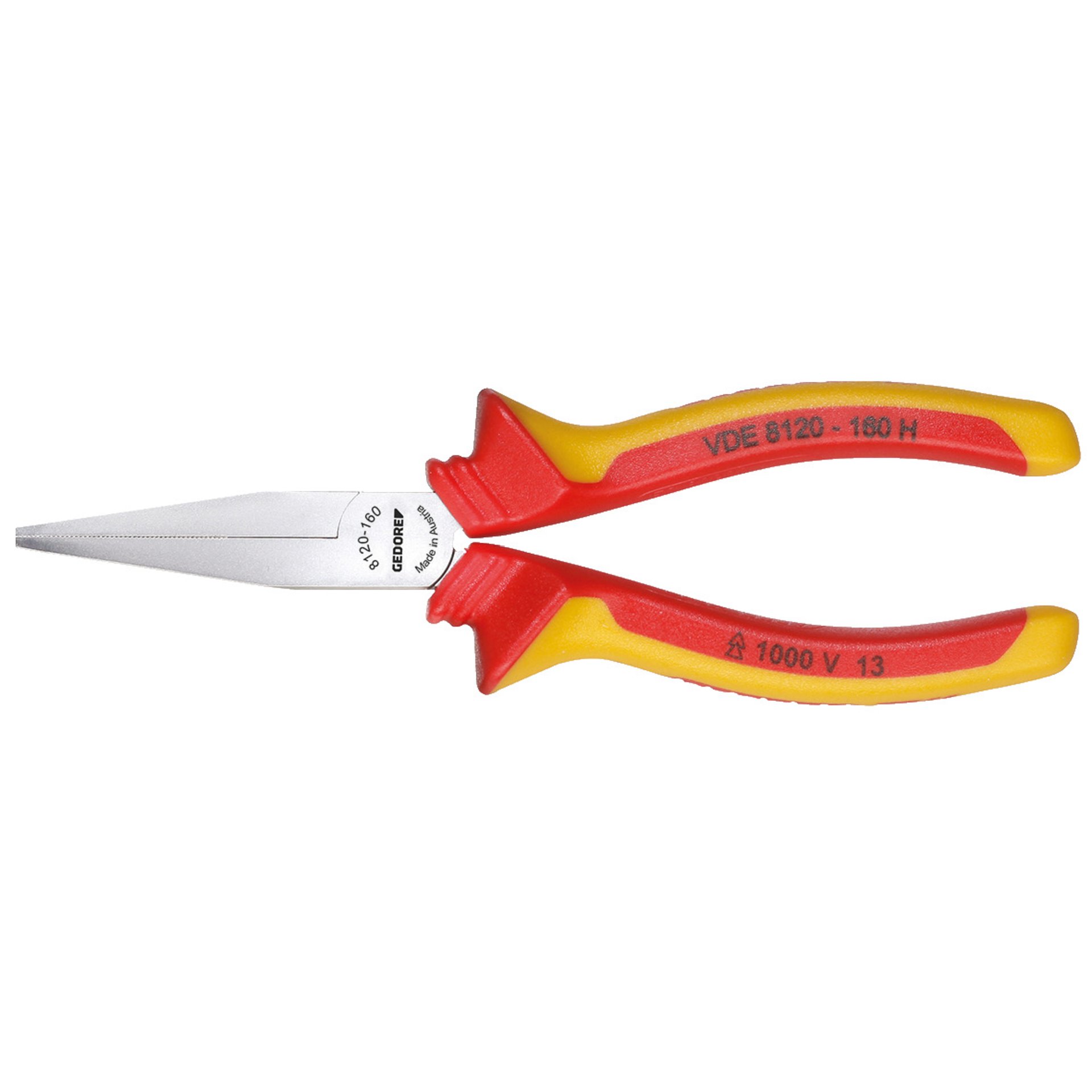 VDE 8120-160 H VDE-Flachzange mit Hüllenisolierung 160 mm