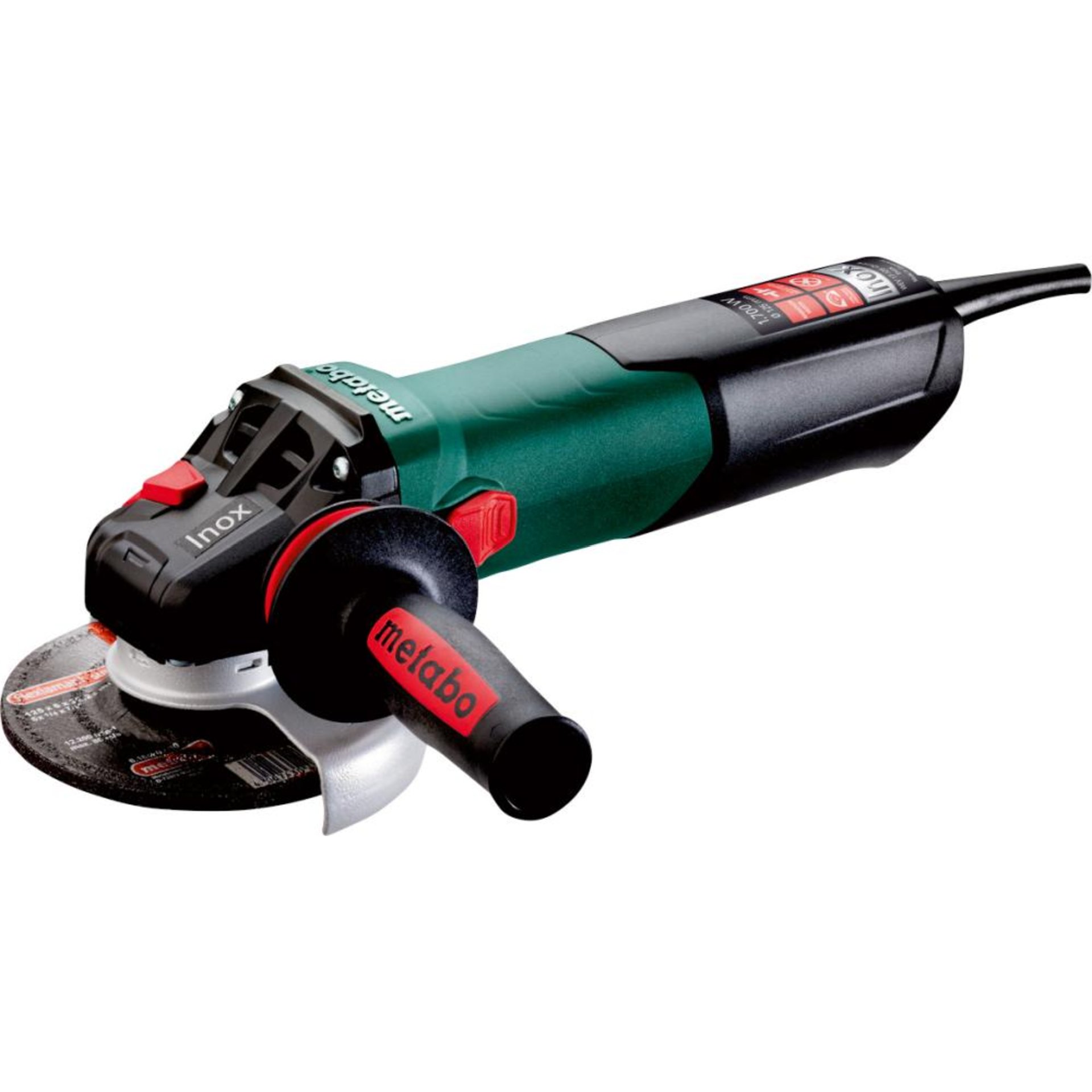 Winkelschleifer WEV 17-125 Q Inox Metabo Karton