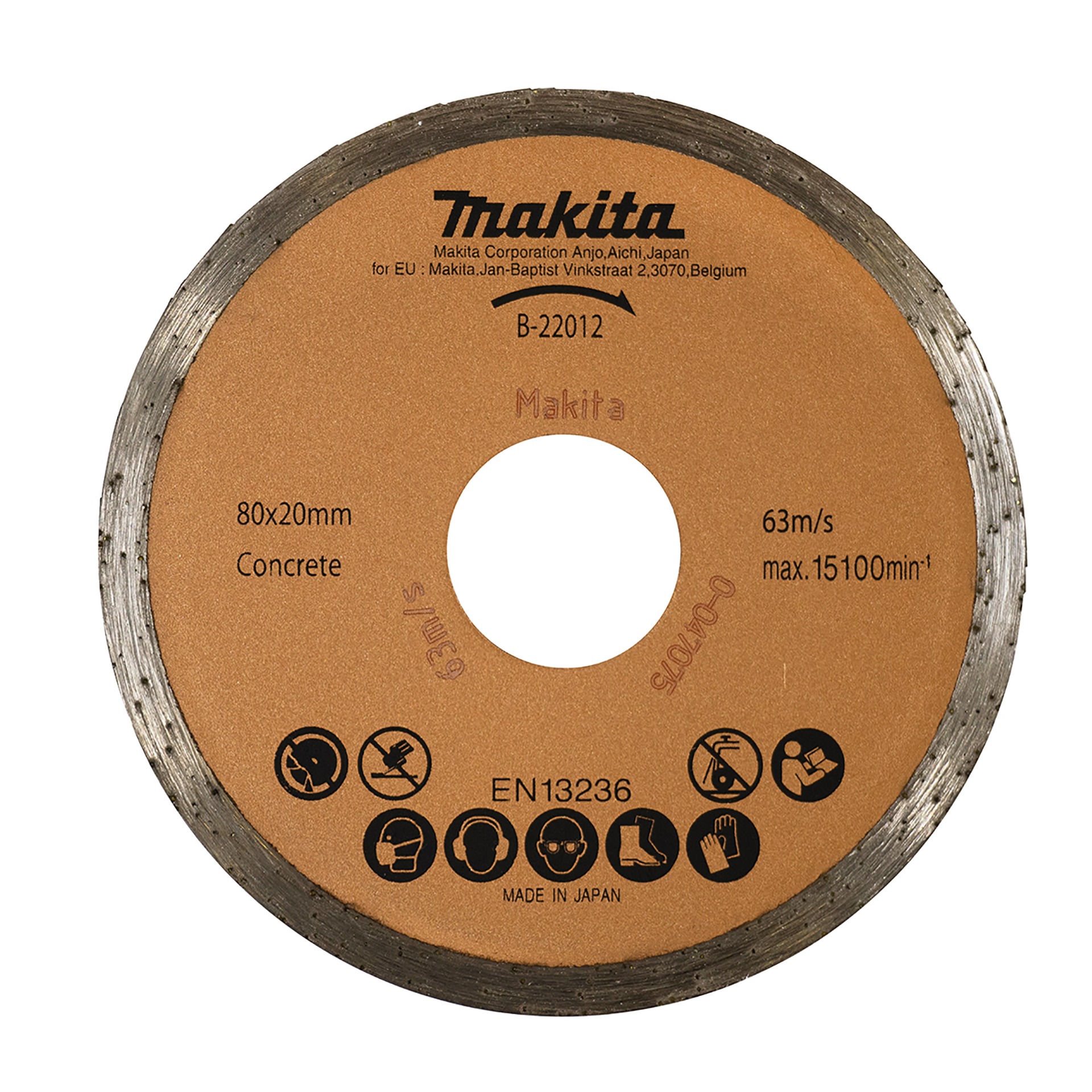 Diamanttrennscheibe 80mm Beton