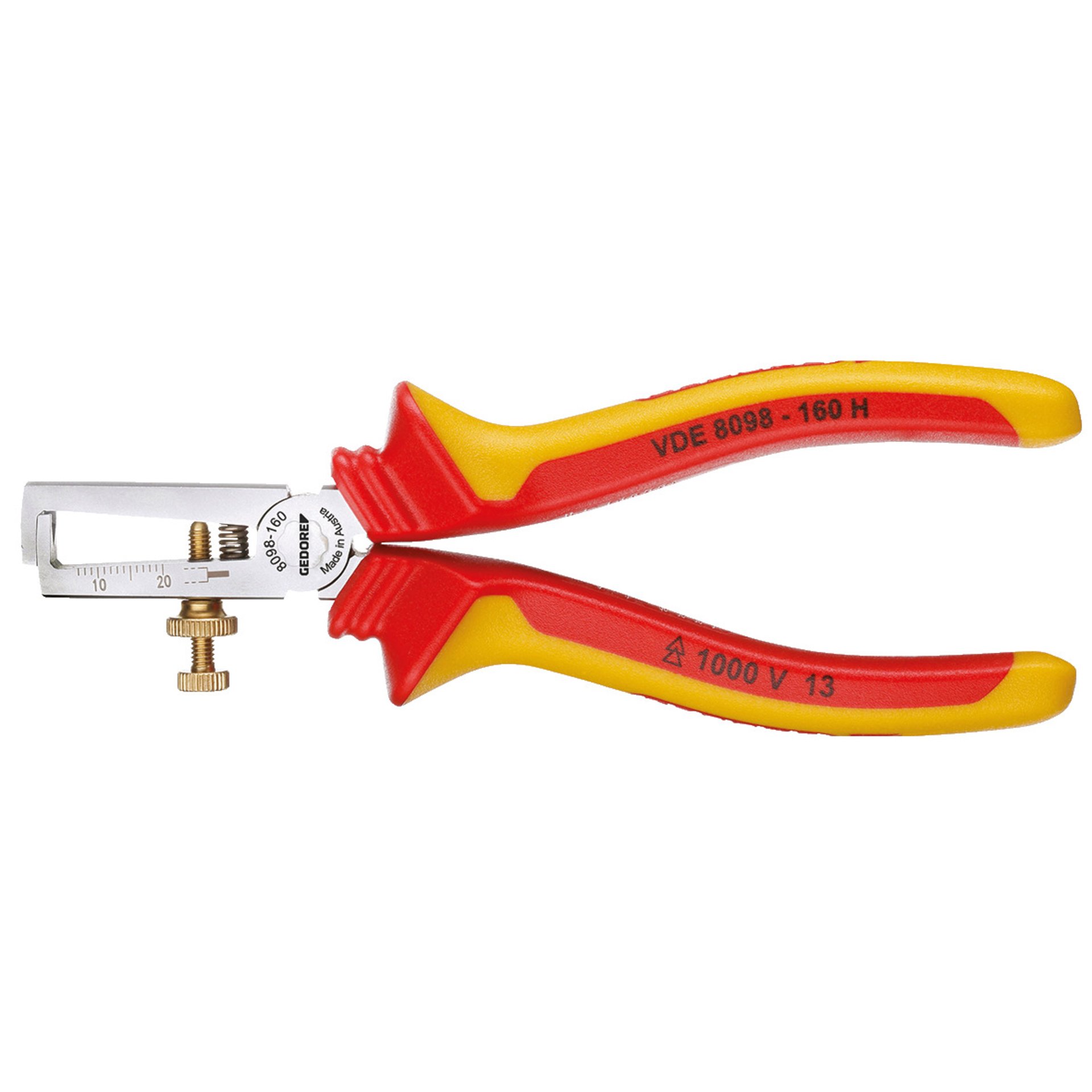 VDE 8098-160 H VDE-Abisolierzange mit Hüllenisolierung 160 mm