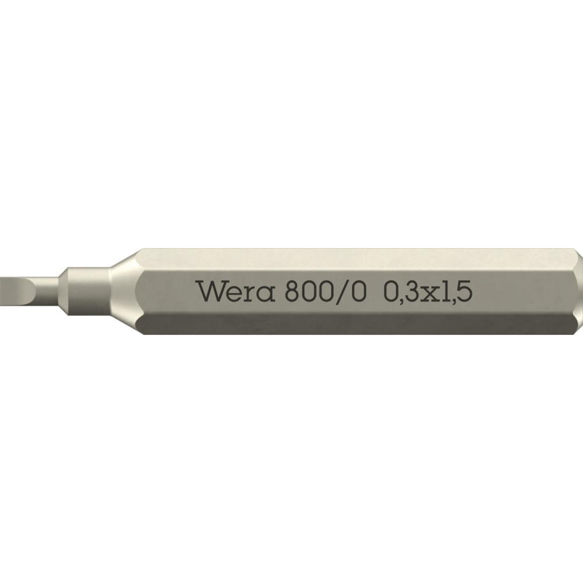 Micro-Bit 1/4" für Schlitz-Schrauben, Nr. 800/0 Z
