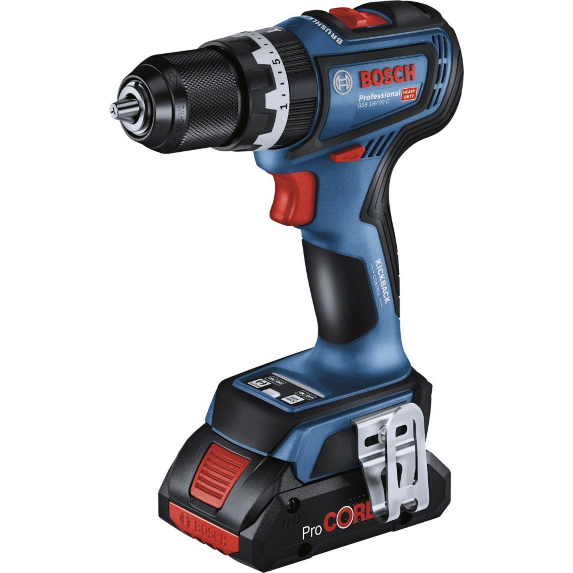 Akku-Schlagbohrschrauber GSB 18V-90 C Bosch 2 x 18 V 4,0 Ah ProCore L-Boxx