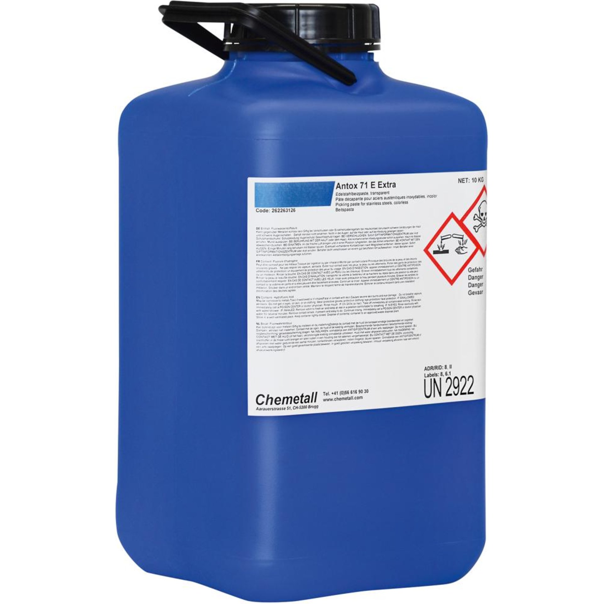 Edelstahlbeizpaste 71E Extra 10 kg Antox