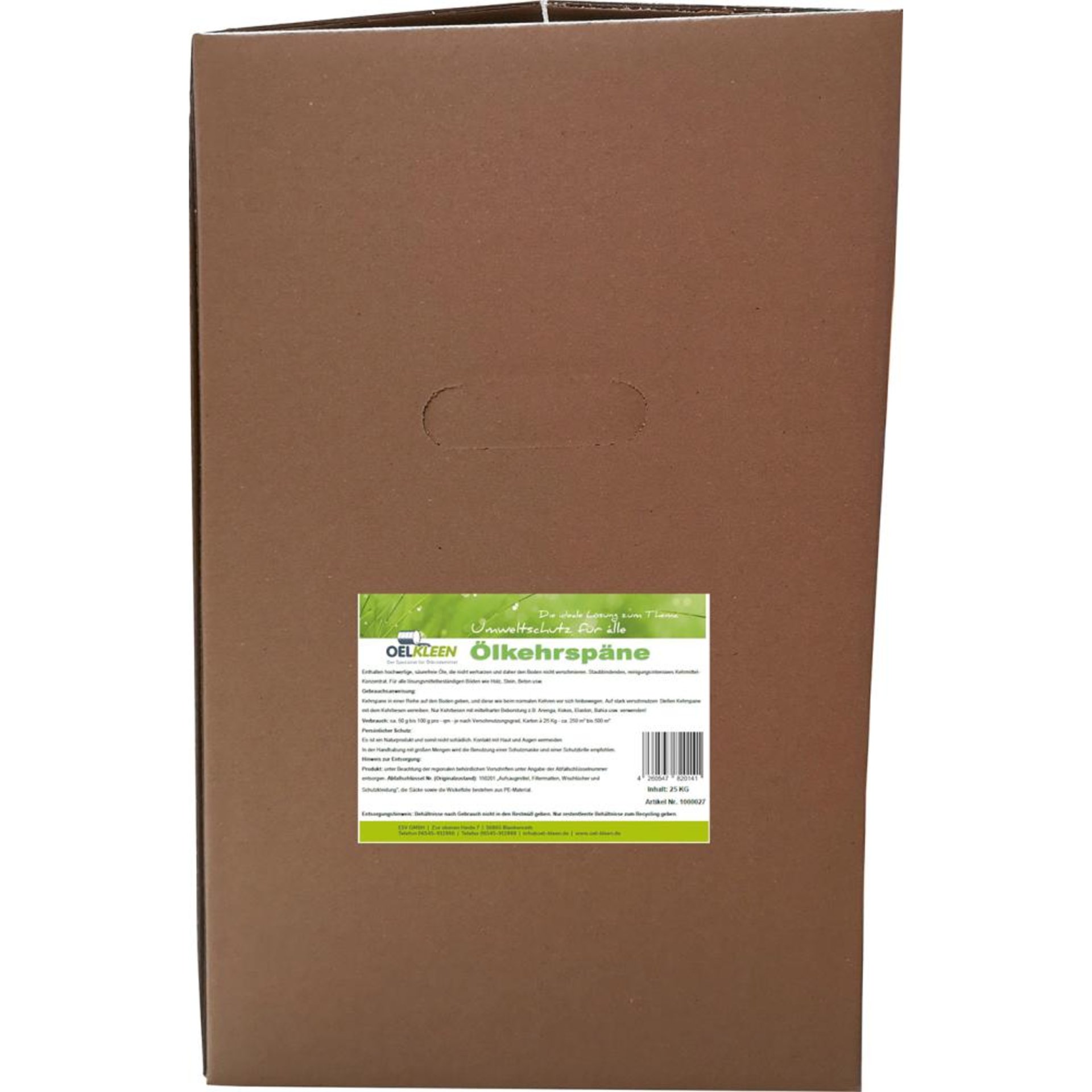 Ölkehrspäne grün 25kg Karton OEL-KLEEN