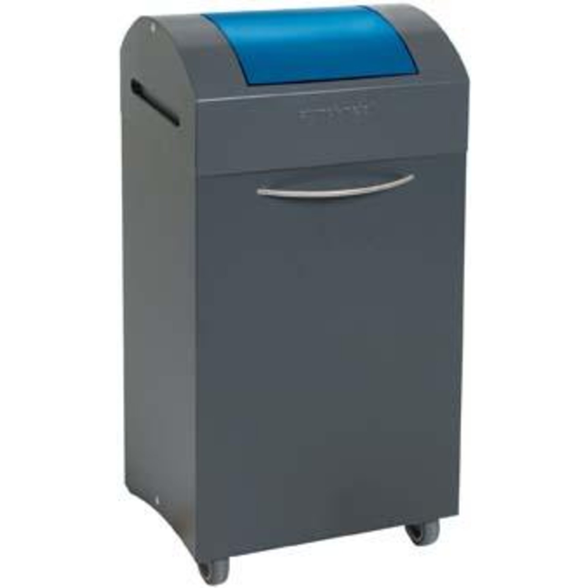 Wertstoffbehälter, mit Schwingdeckel