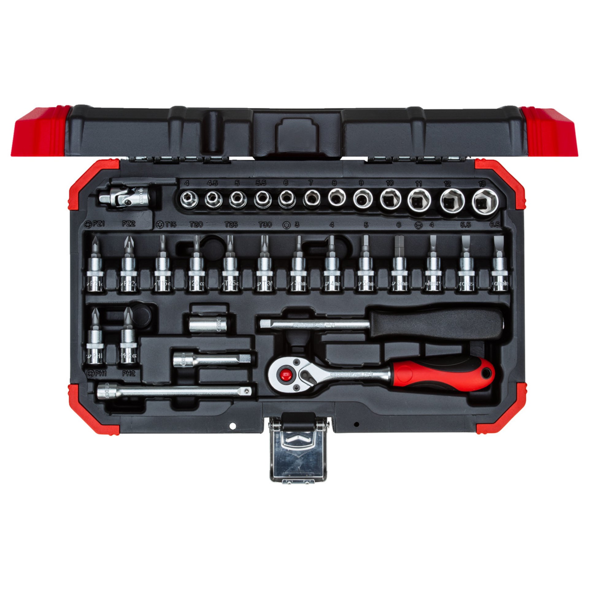 R49003033 Steckschlüssel-Satz 1/4" 4-13mm 33-teilig