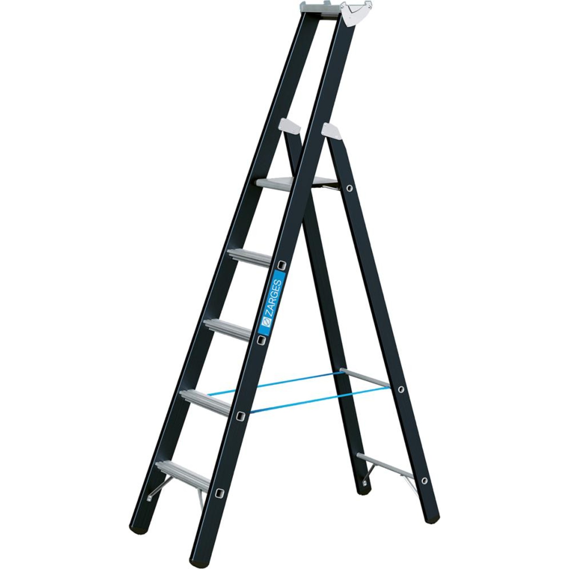 Stehleiter Megastep S 5 Sprossen Arbeitshöhe 3,35 m