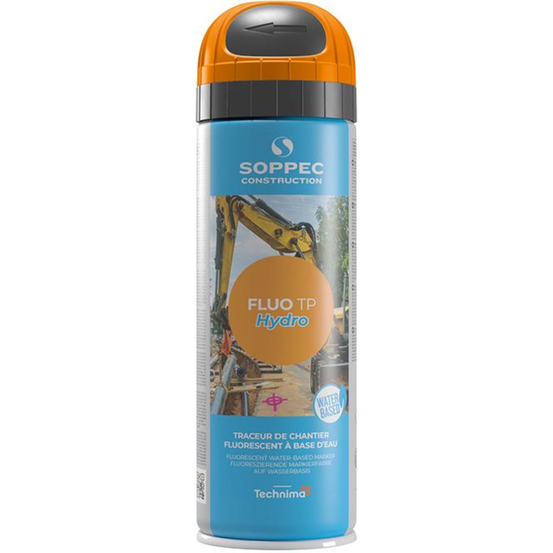 Fluo TP Hydro Baustellenmarkierspray 500 ml orange