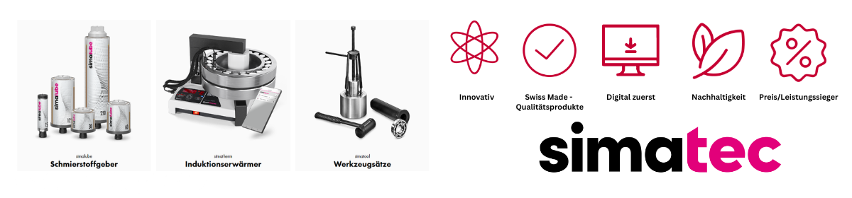 Simatec – Schmiertechnik und simalube Schmierstoffspender