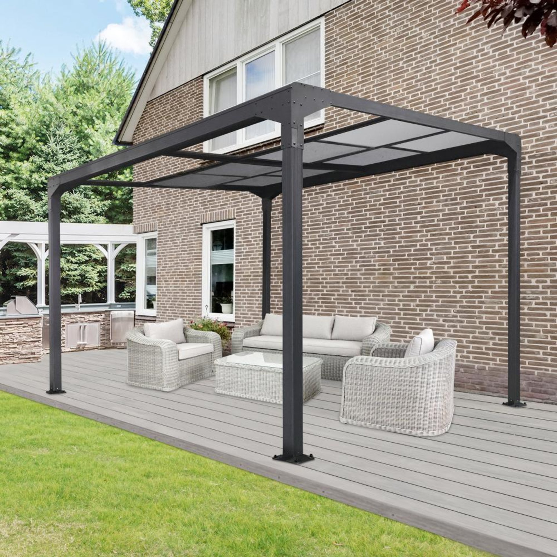 Pergola Air4 Pfosten400 x300 x 200/254 cm ungsartikel