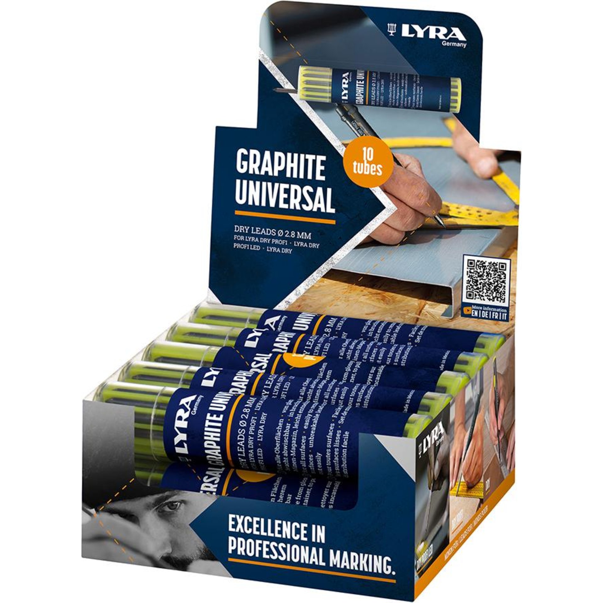 LYRA-DryErsatz-Minen Set Graphit a10 St. Lyra