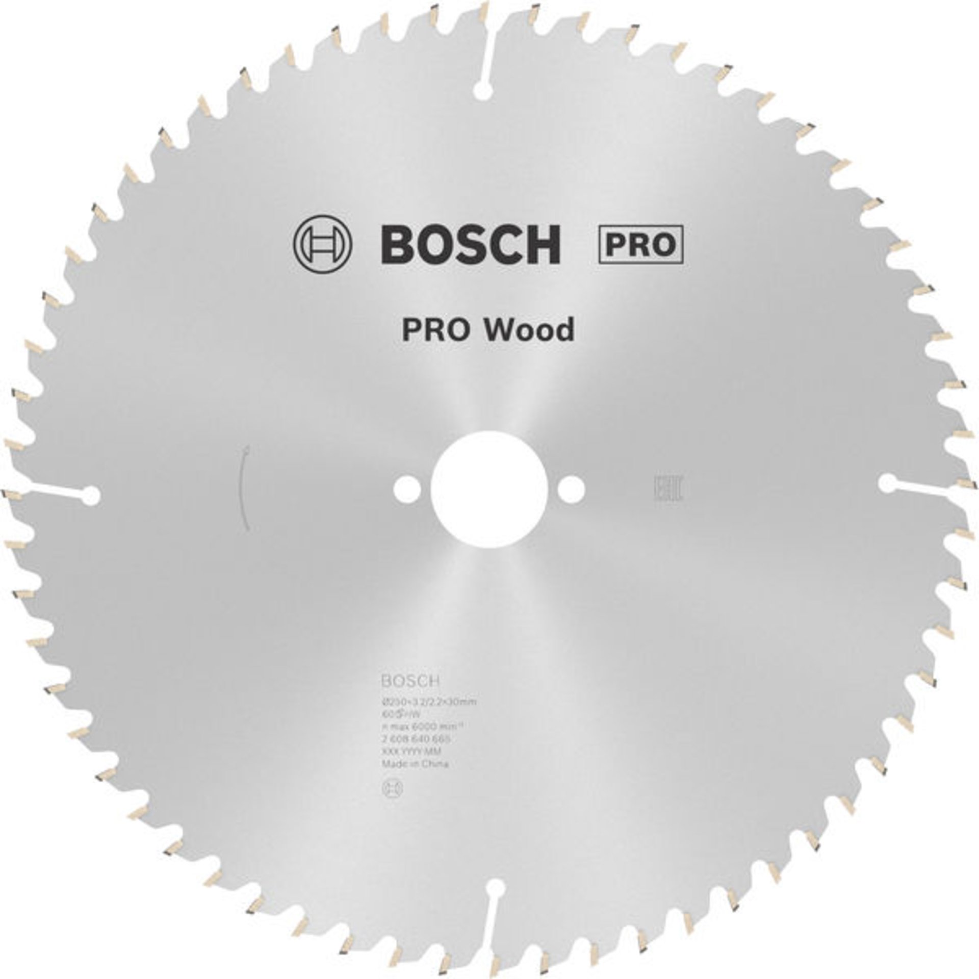 PRO Wood Kreissägeblatt, 250 x 3,2 x 30 mm, T60, für TKS