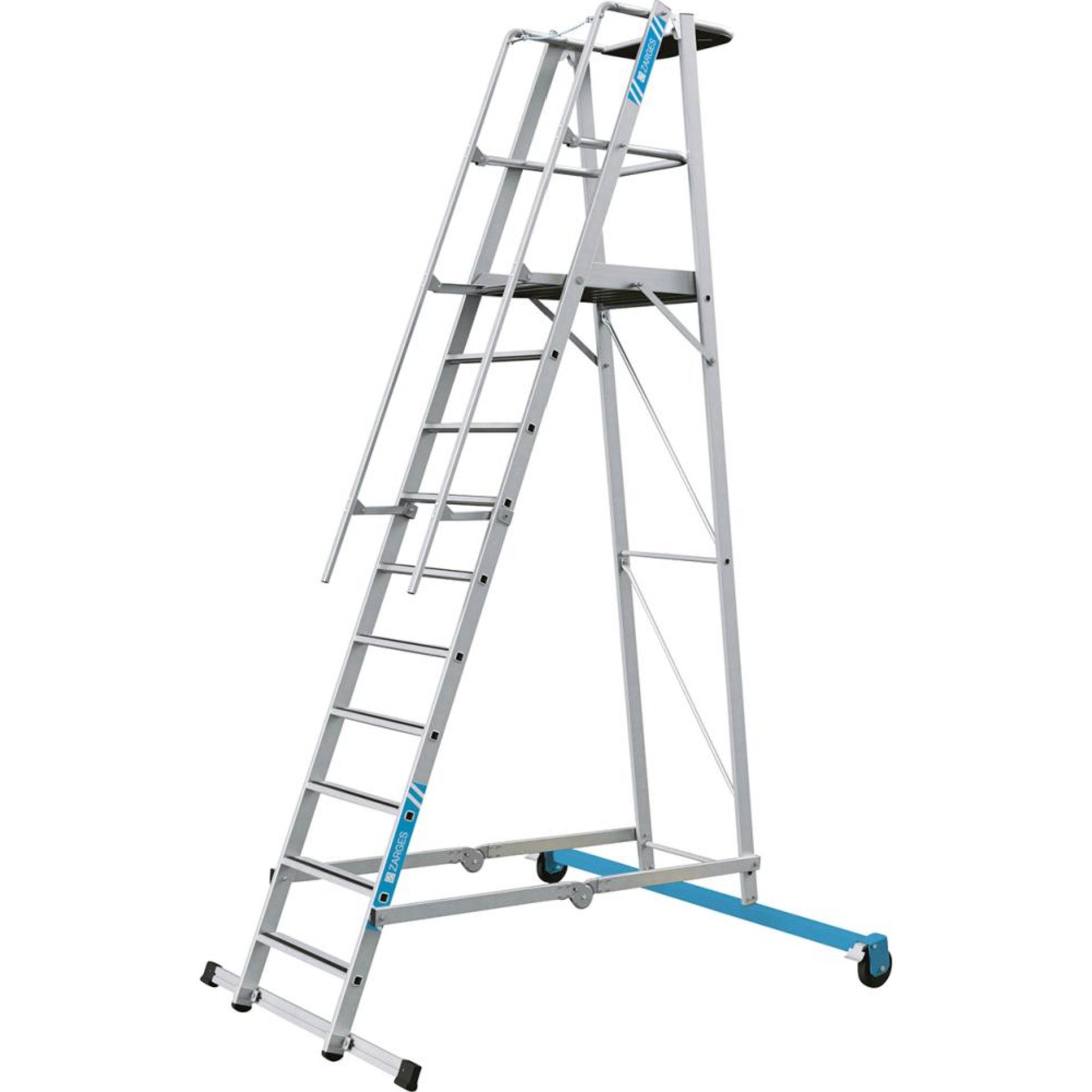 ZAP Safemaster Plus S Safemaster PlusS 10StufenPlattformhöhe 2,60 m Arbeitshöhe 4,60 m ZARGES