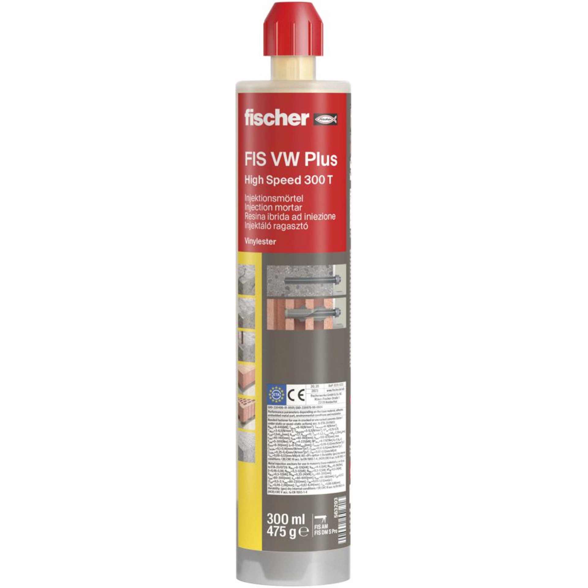 fischer Hochleistungs mörtel FIS VW Plus 300 T