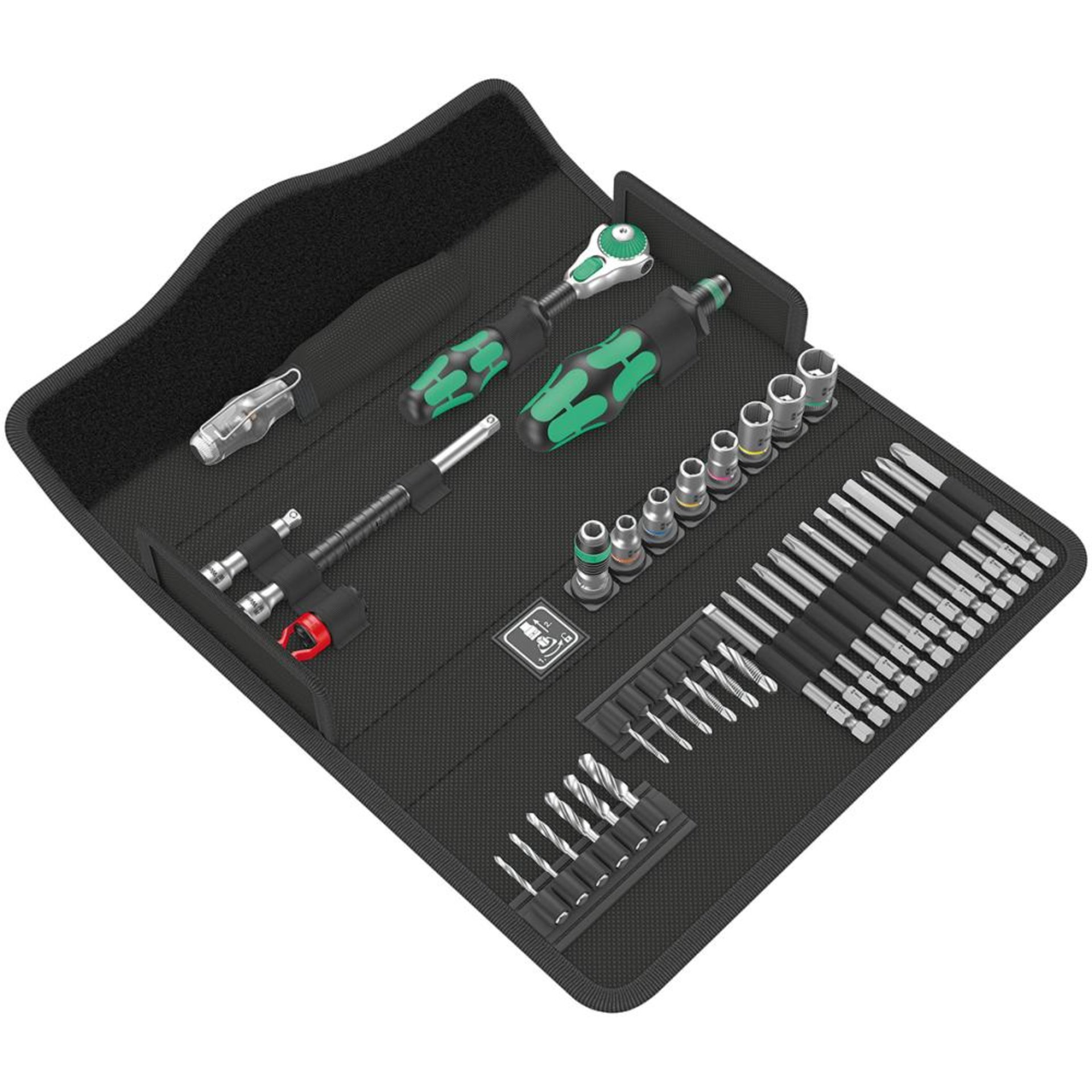 Werkzeugsortiment M1 Metall 39-teilig in Textilbox Wera