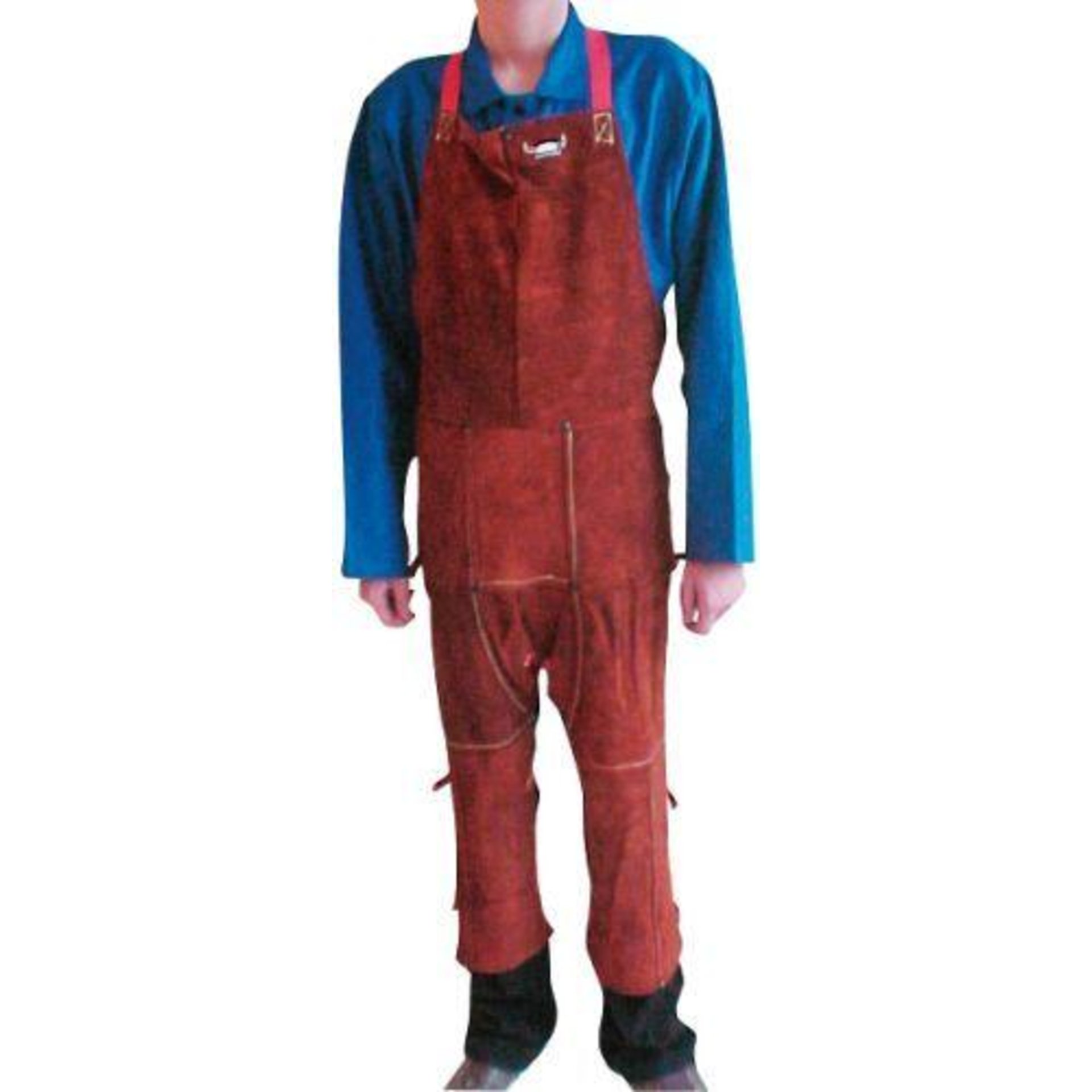 Schweißerlederhose mit Latz Weldas