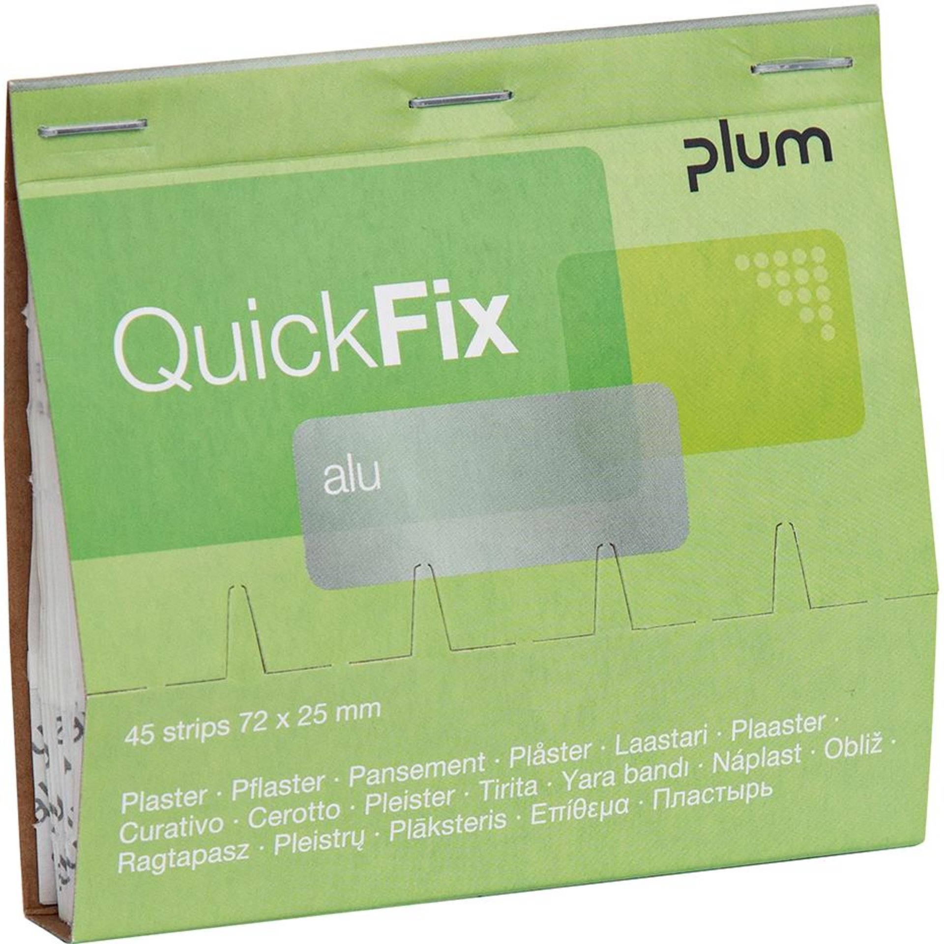Nachfüllpackung QuickFix,mit 45 Pfl, Alu
