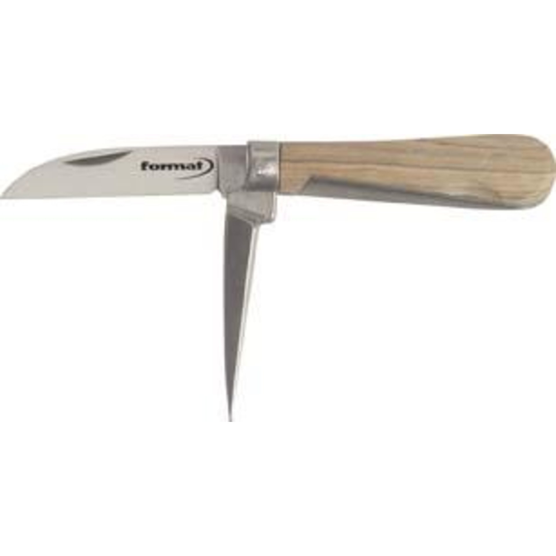 Kabelmesser 2-teilig Holzgriff 163mm FORMAT