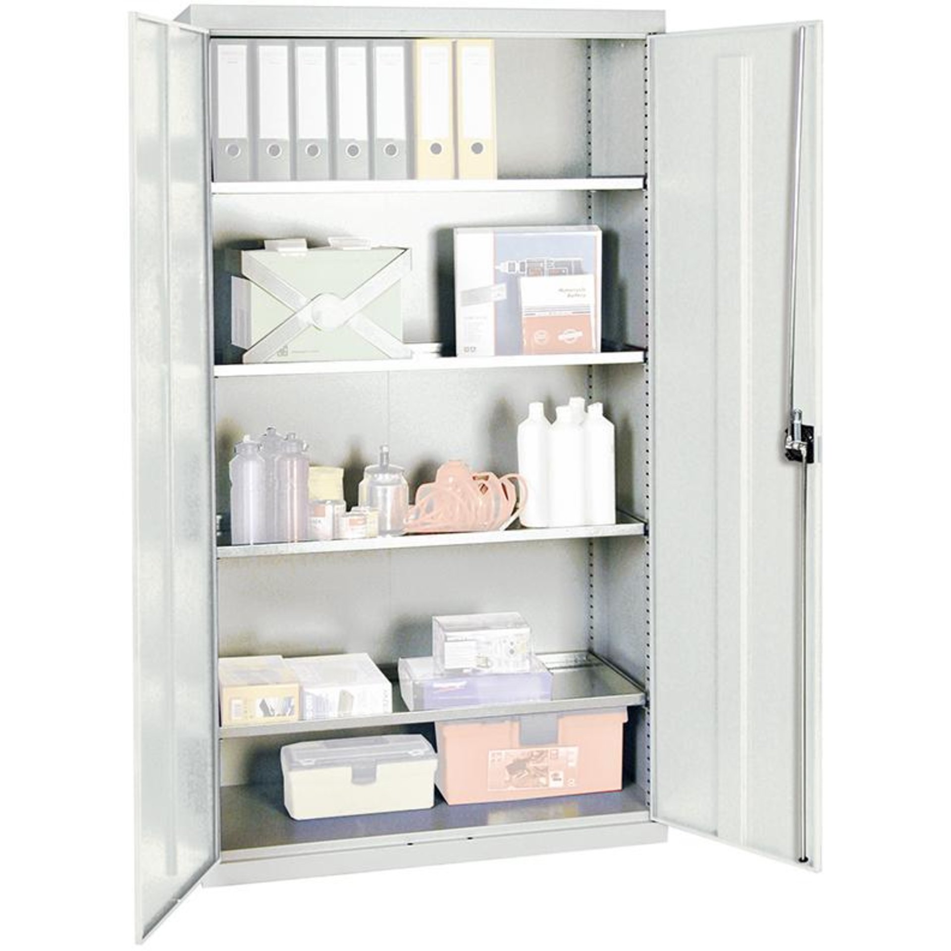 Werkzeug- und Materialschrank Serie 3000, 4 Wannenböden, Breite 1000 mm