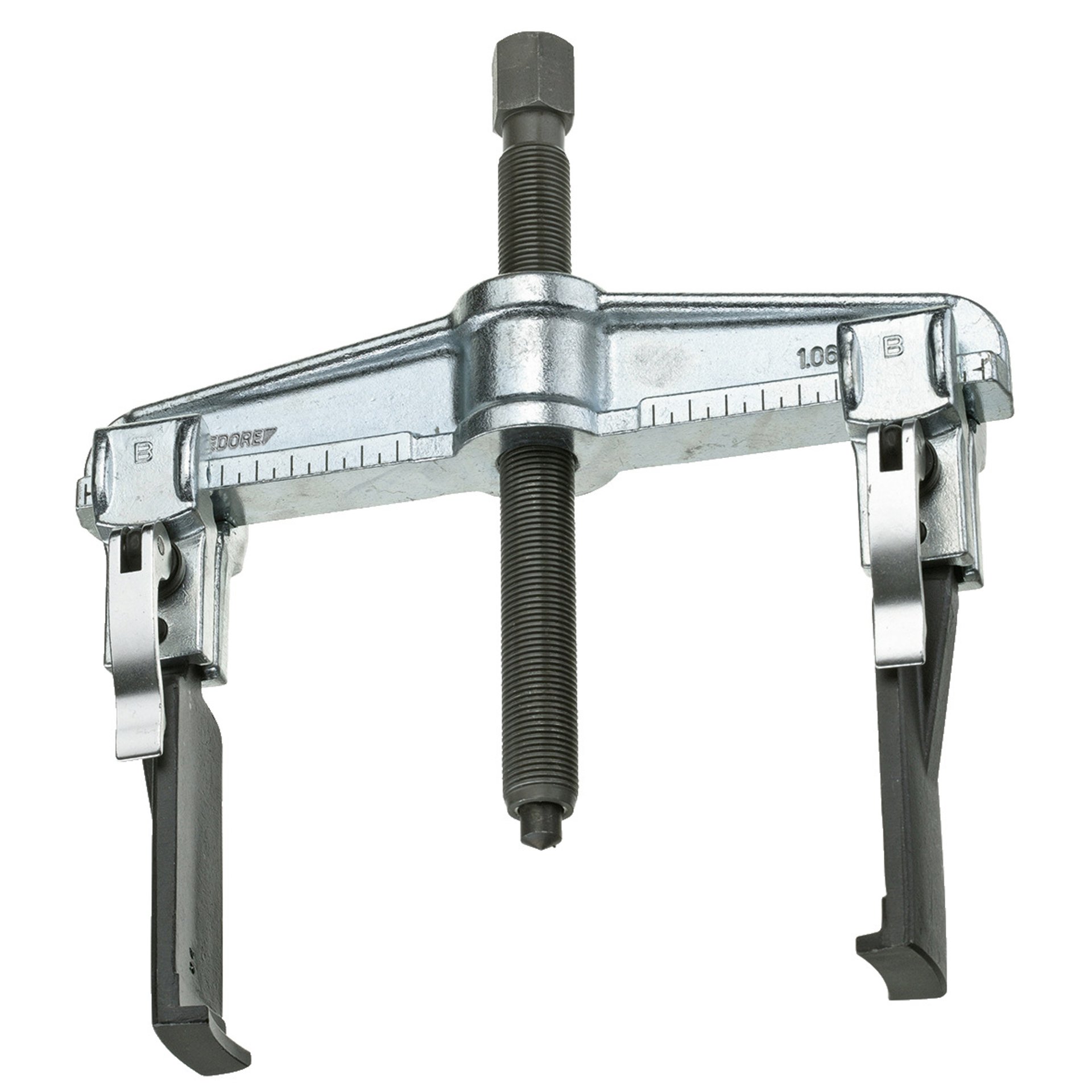 1.06/S2-E Schnellspann-Abzieher 2-armig, mit schlanken Haken 160x150 mm