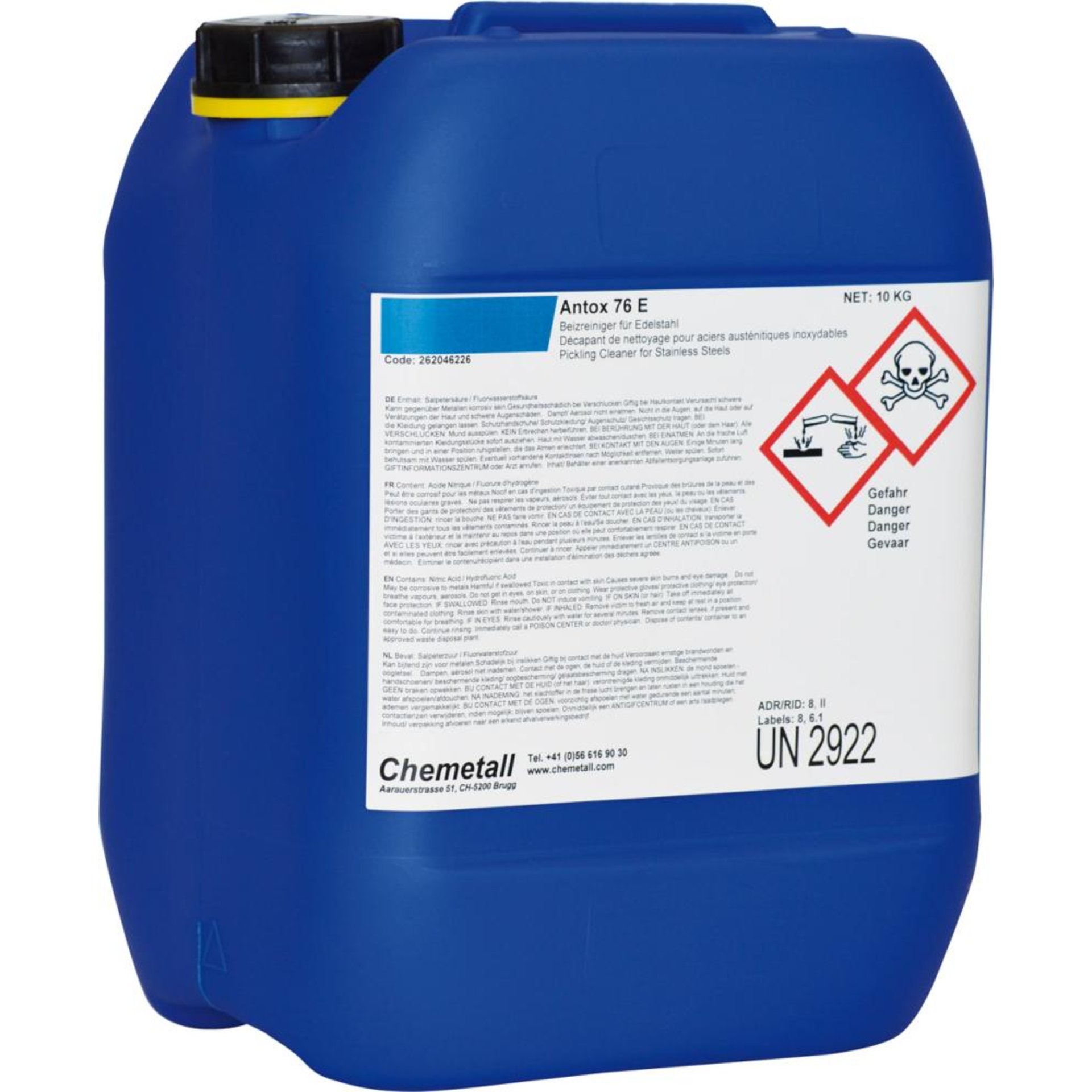 Edelstahlbeizpaste 76E 10kg Antox