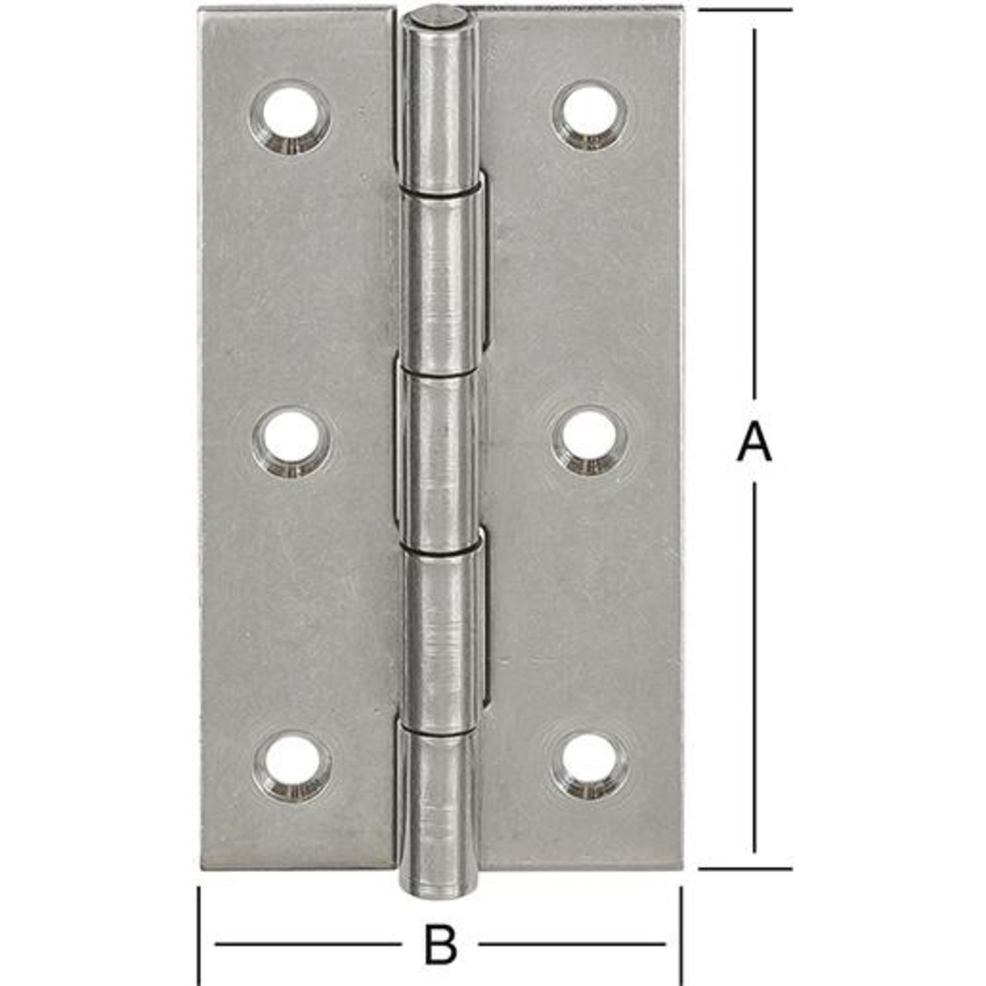 Scharnier, schmal DIN 7954 A