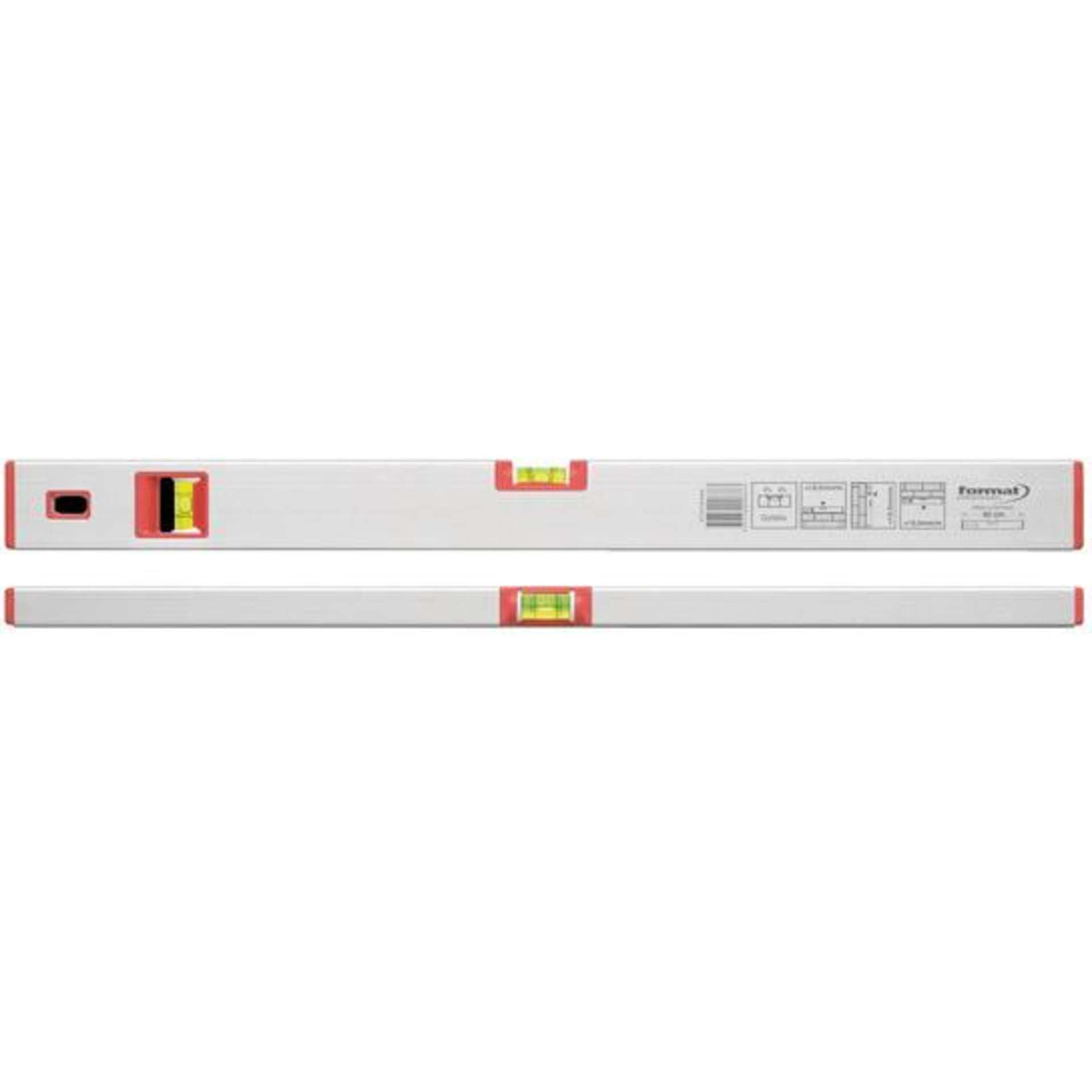 Wasserwaage LM silber eloxiert 30cm FORMAT