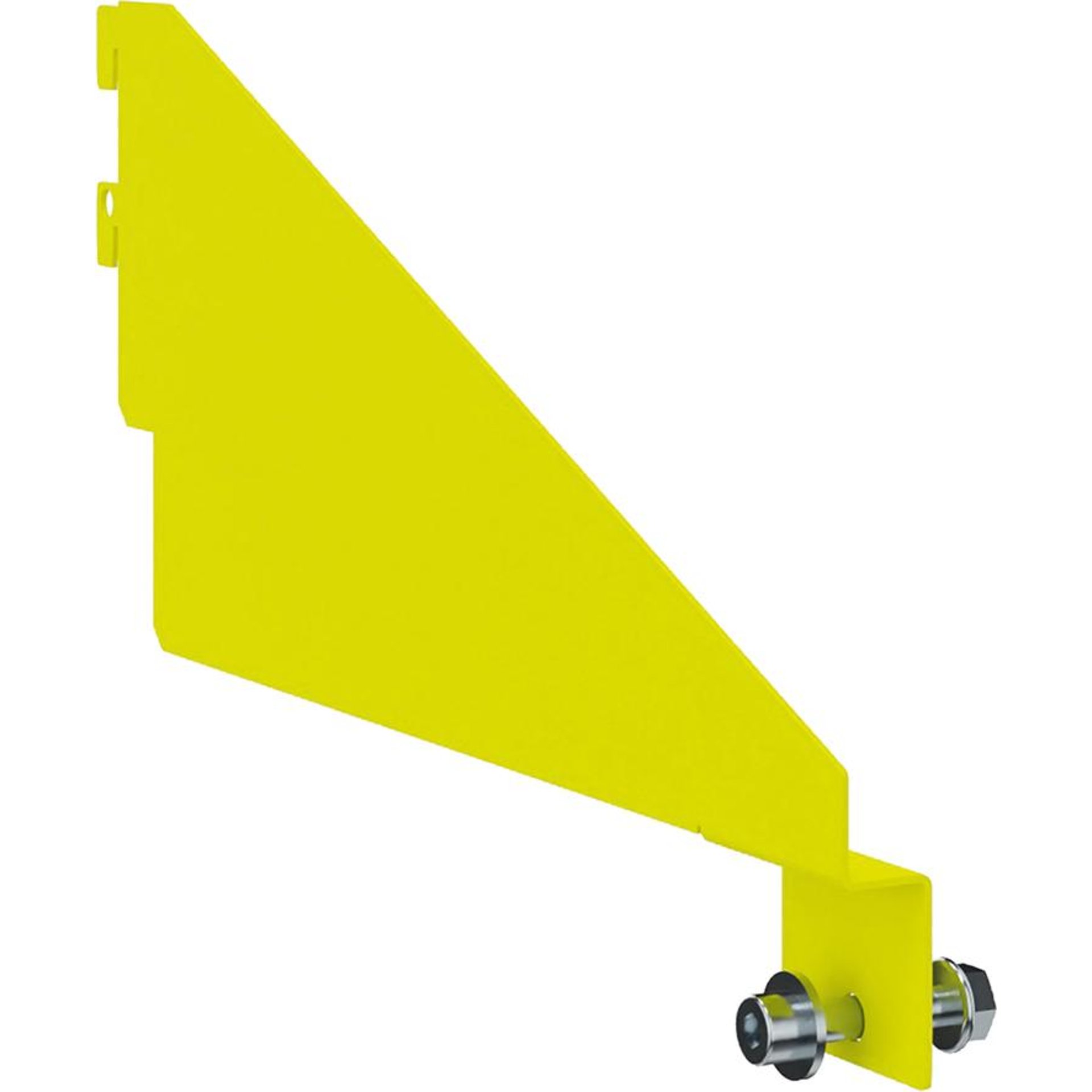 Warnblech Akustik Mobil B514xT32xH105mm steckbar RAL 1023